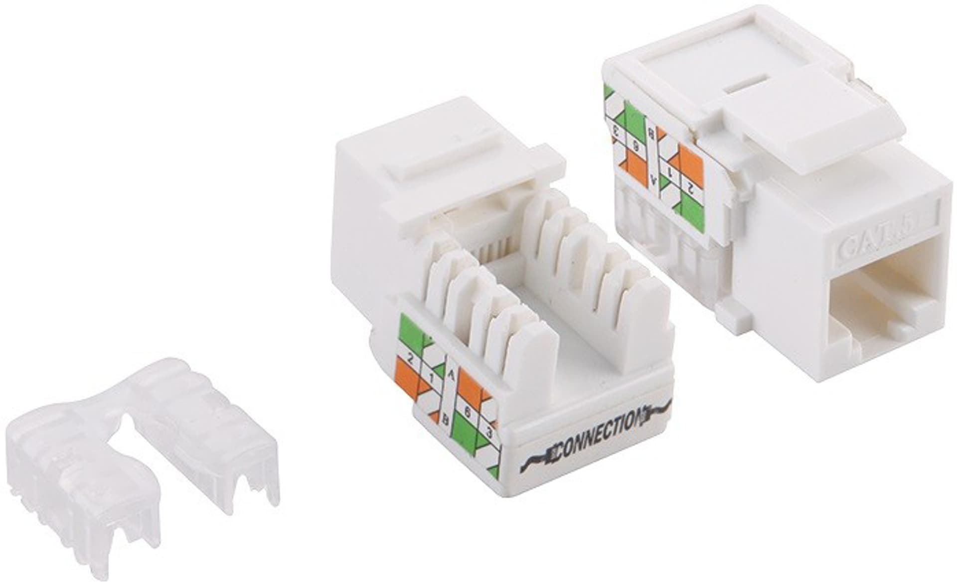 

Keystone Jack Kat.5e UTP LSA/IDC, kol. biały