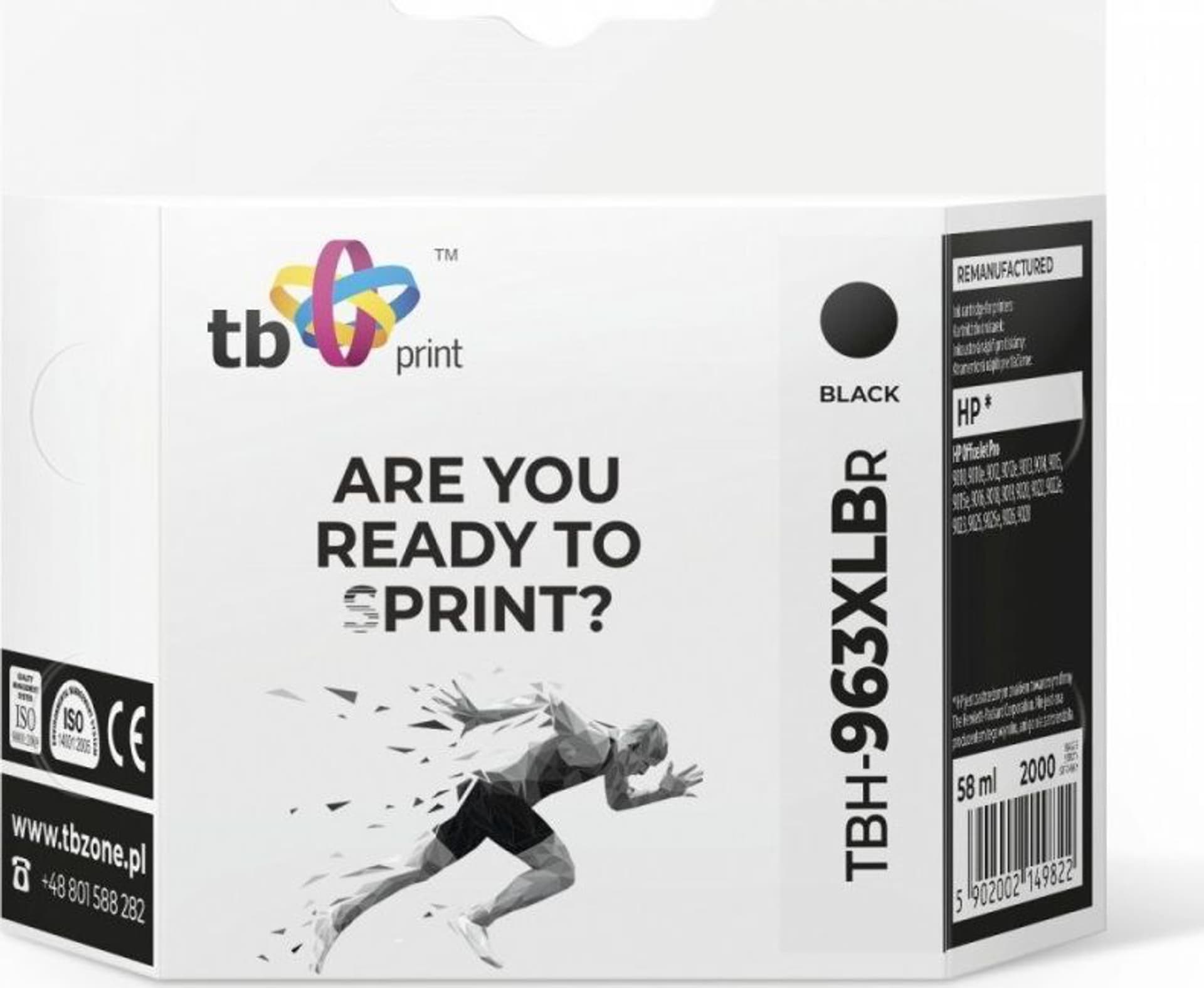 

Tusz do HP OfficeJet Pro 9020 TBH-963XLBR BK ref.