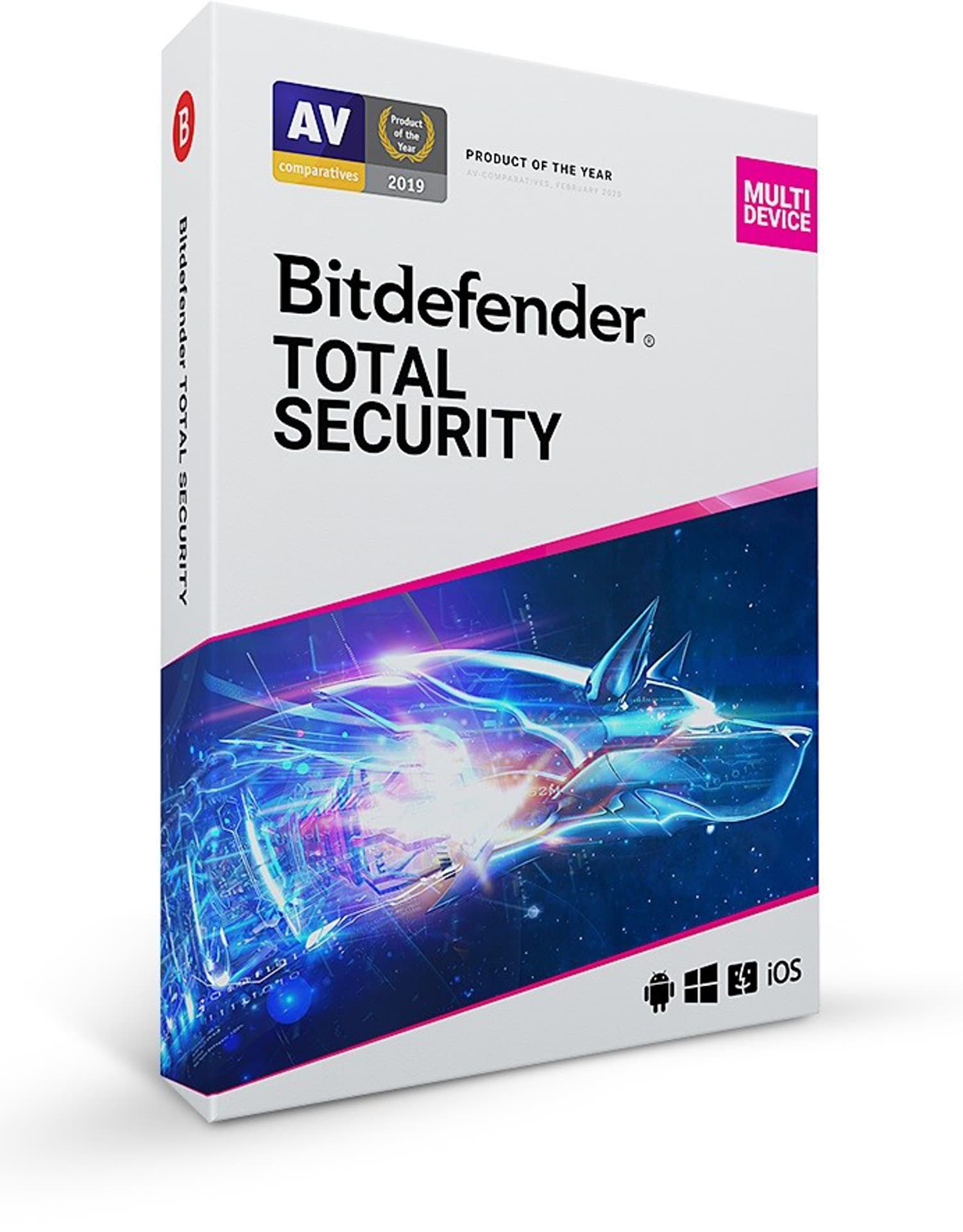 

*BitDefender TOTAL SecMD 5St. 2Lata BDTS-N-2Y-5D