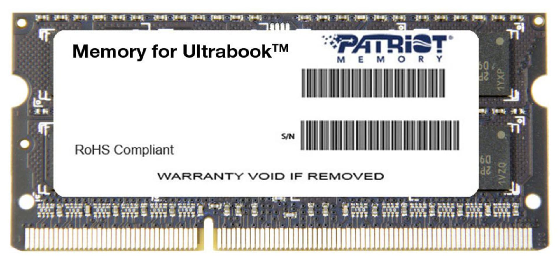 

Pamięć PATRIOT SODIMM DDR3 8GB 1600MHz 11CL 1.35V SINGLE