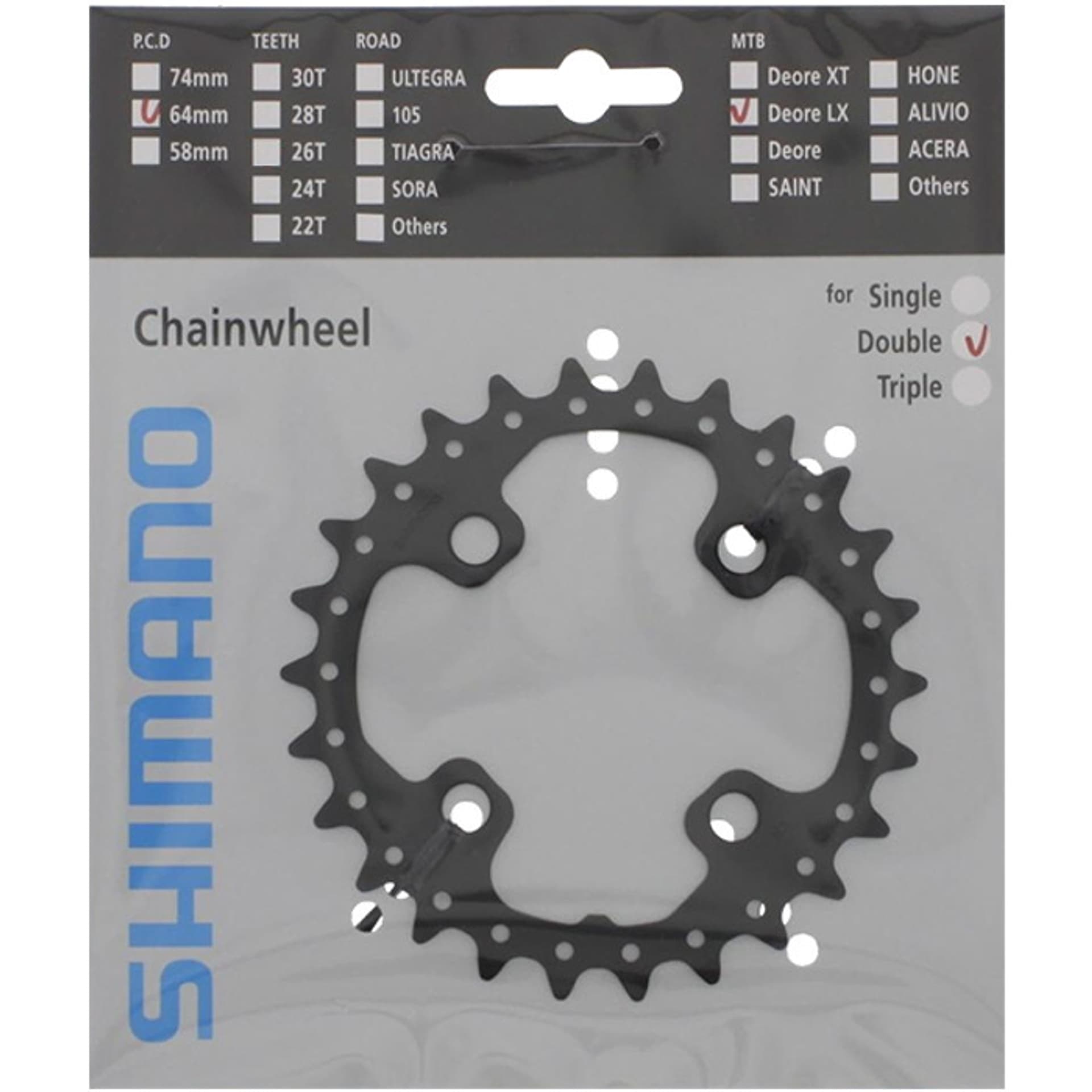 

Zębatka rowerowa przednia Shimano SLX FC-M675 26T