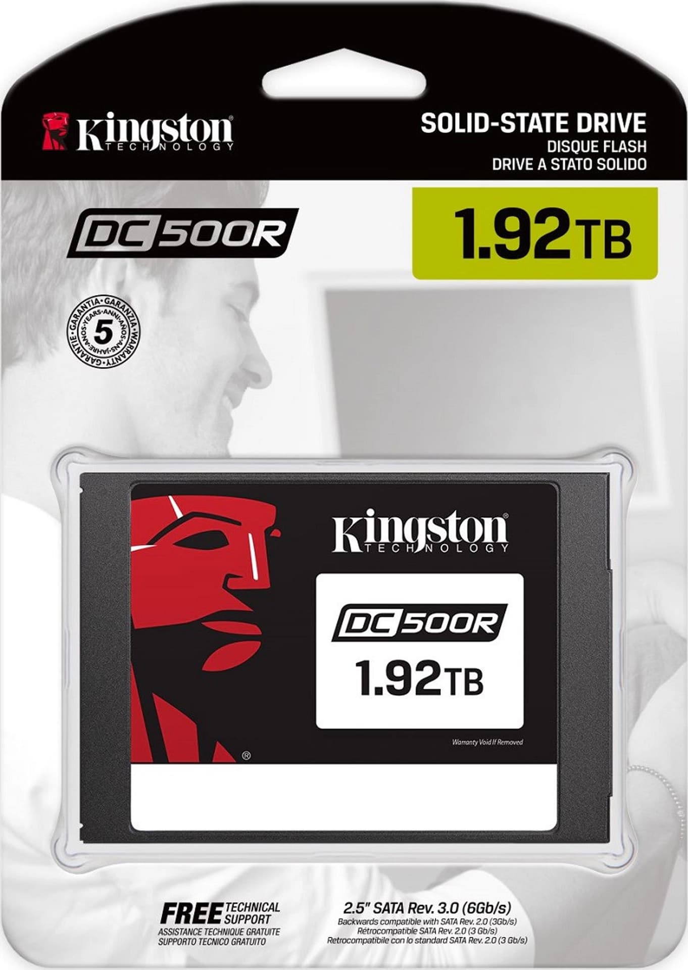 

Dysk SSD KINGSTON DC500R 2.5″ 1.92 TB SATA III (6 Gb/s) 555MB/s 525MS/s