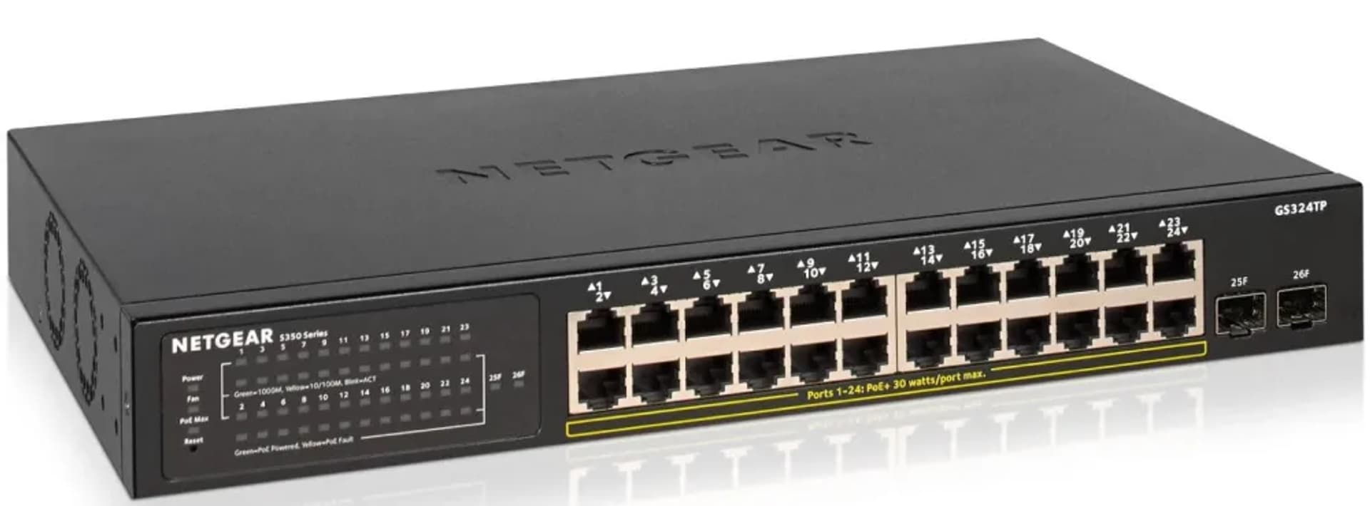 

Switch smart NETGEAR GS324TP-100EUS (24x 10/100/1000Mbps)