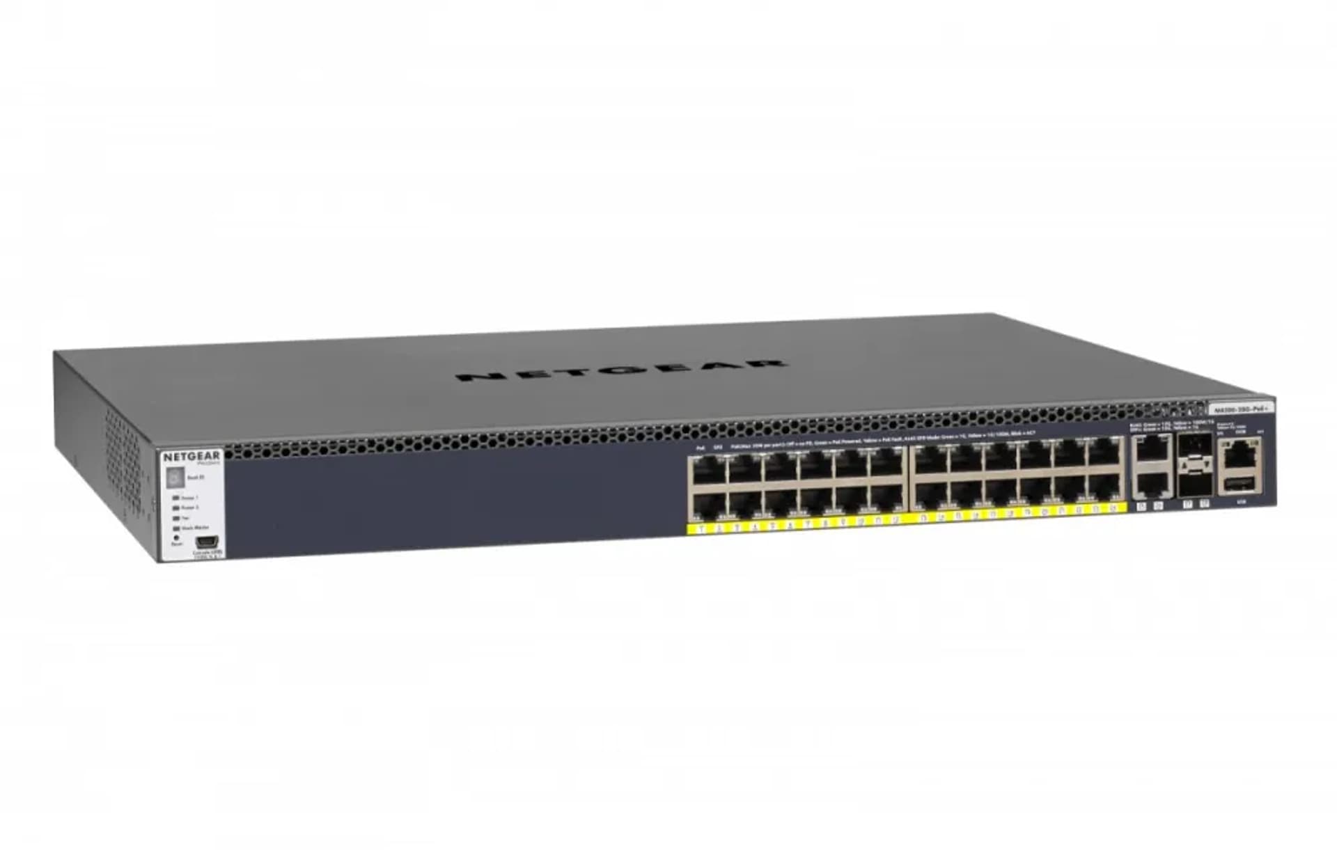 

Switch M4300 24xGE(24xPoE+) 2x10GE 2xSFP+ GSM4328PB 1000W, 24xpoe+) 2x10ge 2xsfp+ gsm4328pb 1000