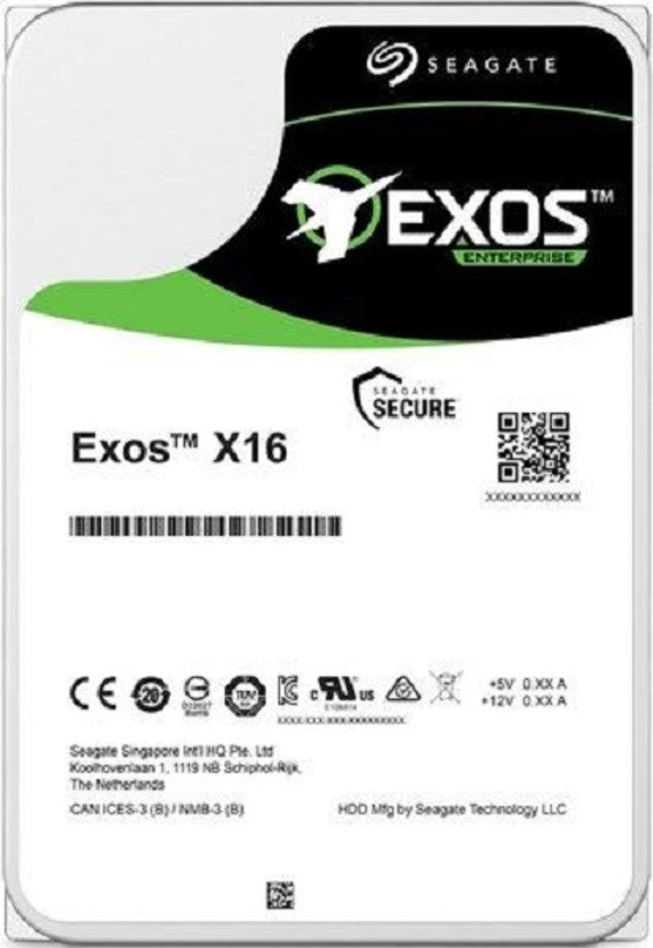 

Dysk twardy SEAGATE Exos X16 14 TB 3.5" ST14000NM001G