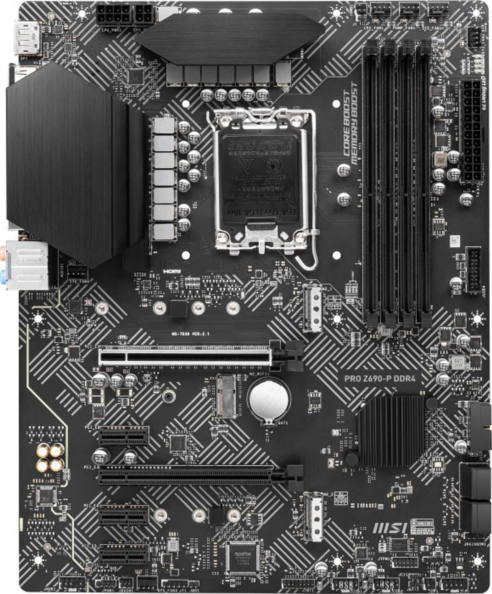 

Płyta główna MSI PRO Z690-P DDR4 LGA1700 ATX