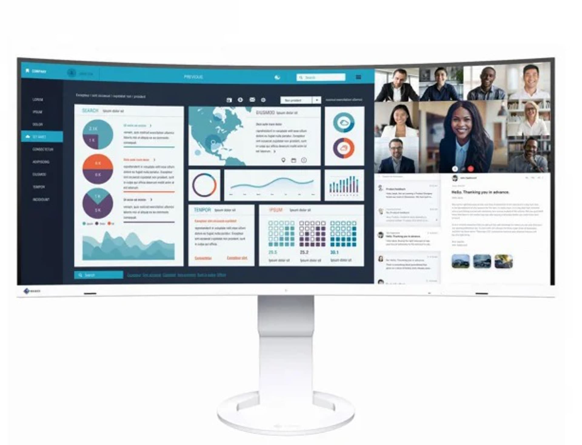 

Monitor EIZO 37.5" 3840 x 1600 EV3895-WT Biały