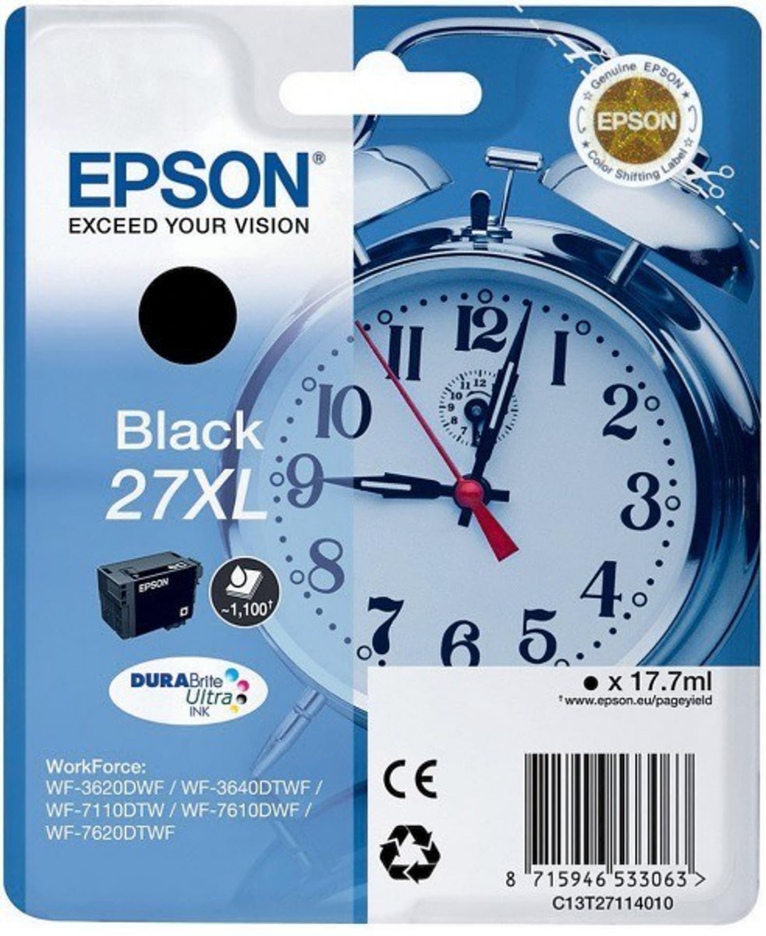 

Tusz EPSON 27XL Czarny C13T27114012