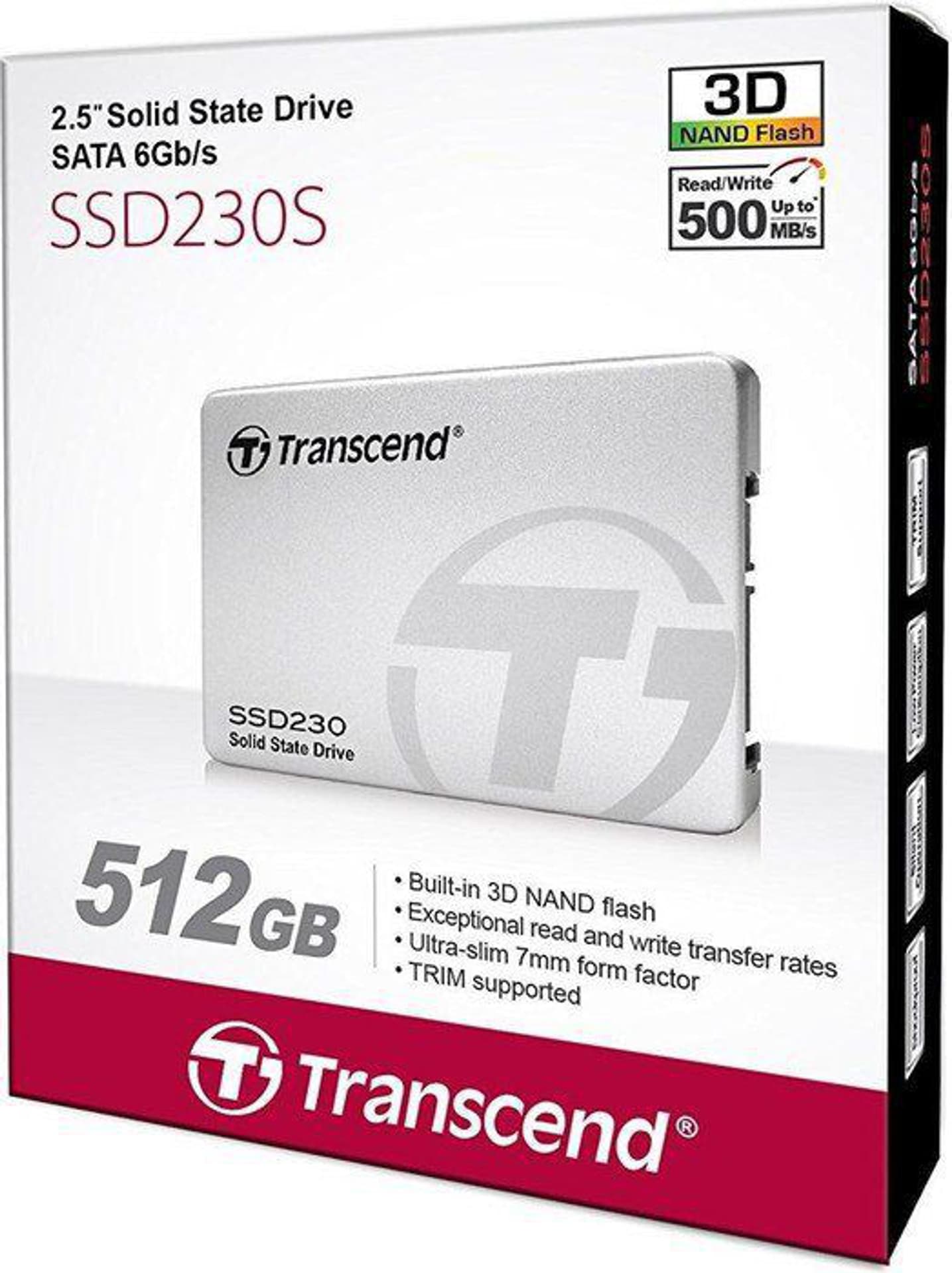 

TRANSCEND 2.5″ 512 GB SATA III (6 Gb/s) 560MB/s 520MS/s