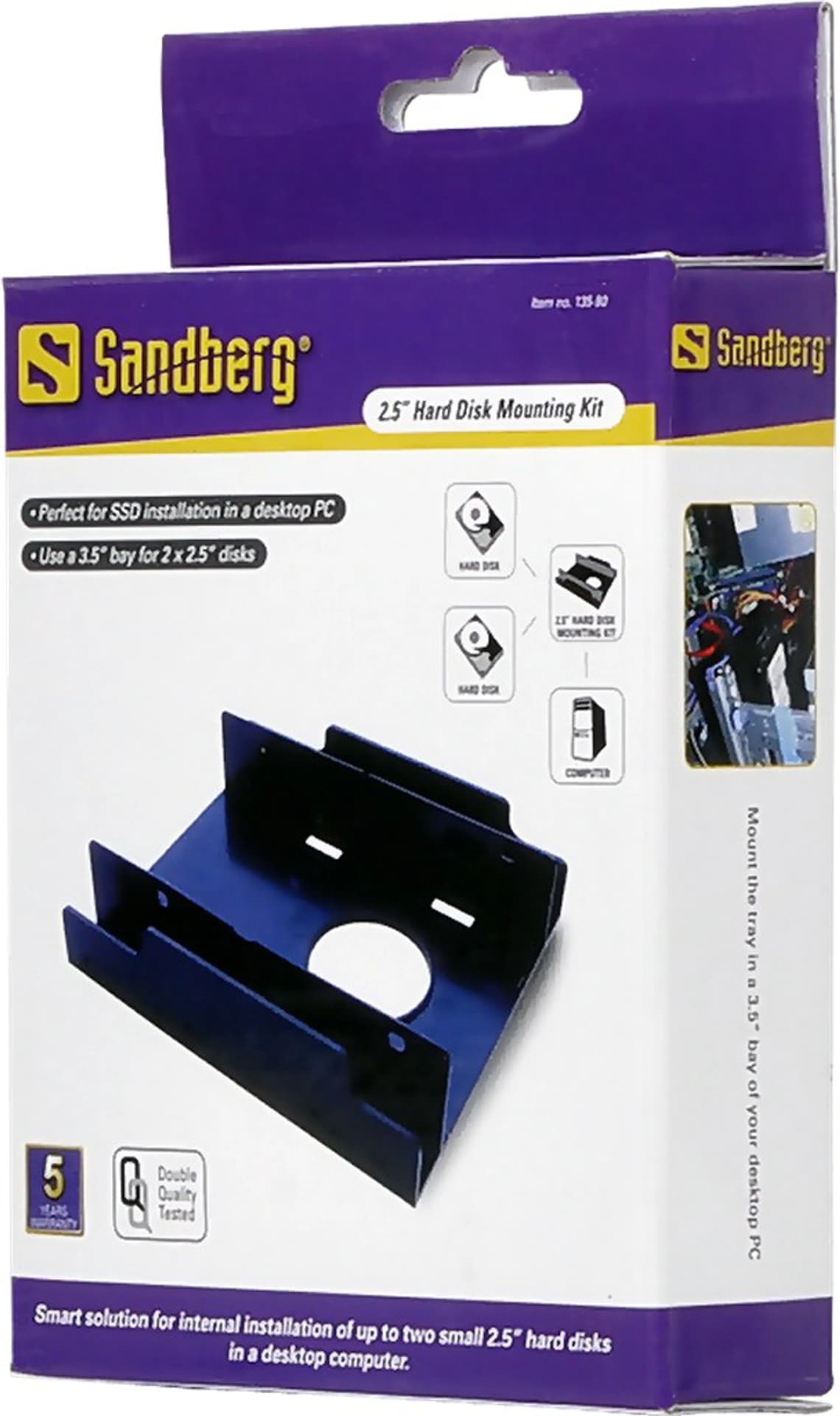 

Adapter 3.5 na 2x 2.5 cala SANDBERG