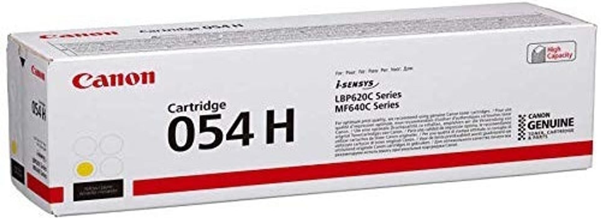 

Canon 054 H Toner cartridge, Yellow