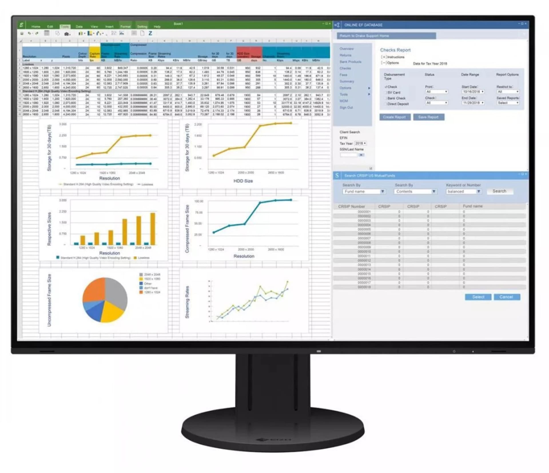 

Monitor EIZO 24.1" 1920 x 1200 EV2457-BK Czarny
