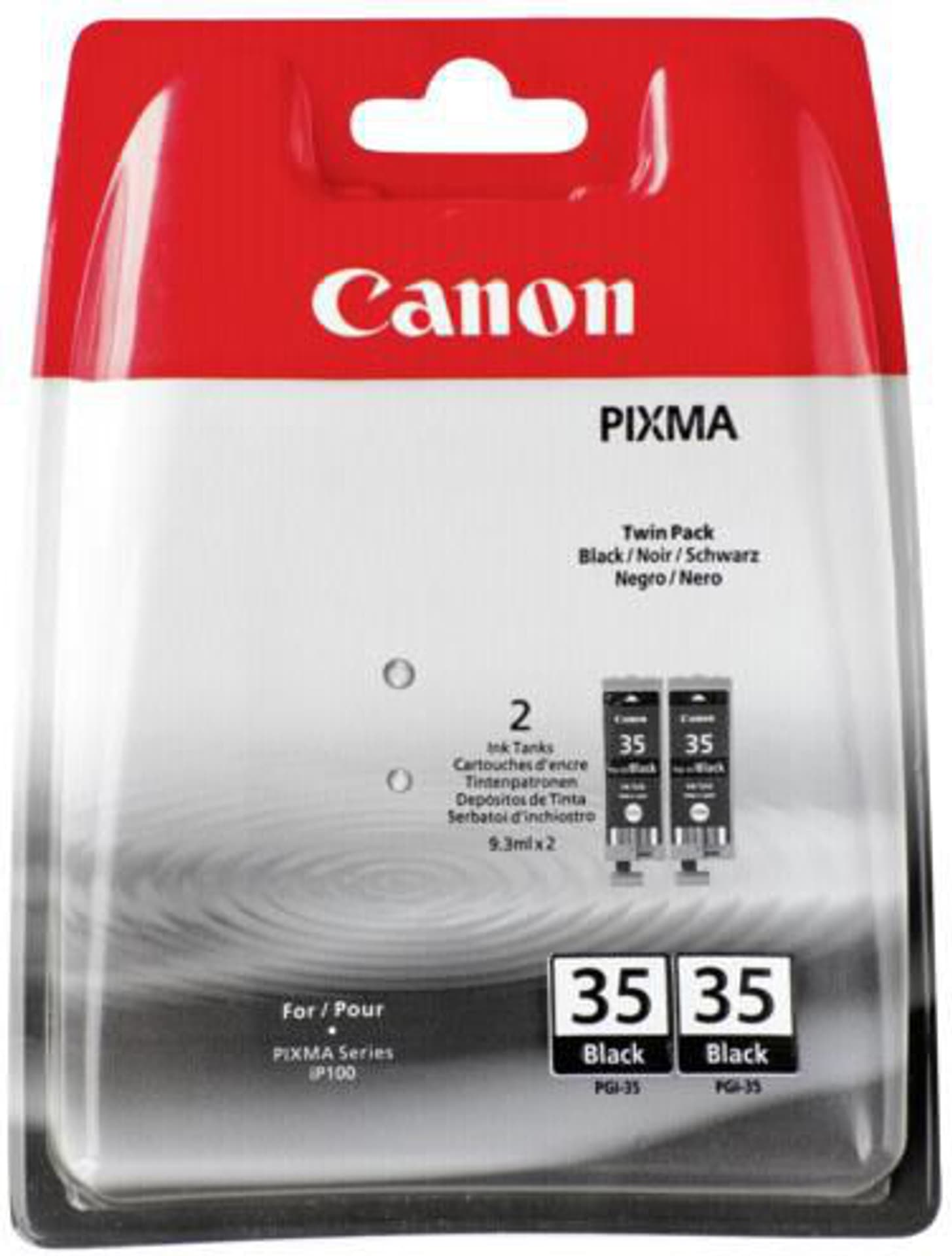 

Canon oryginalny ink / tusz PGI35BK, black, 2x191s, 1509B012, 2szt, Canon 2-pack Pixma iP100