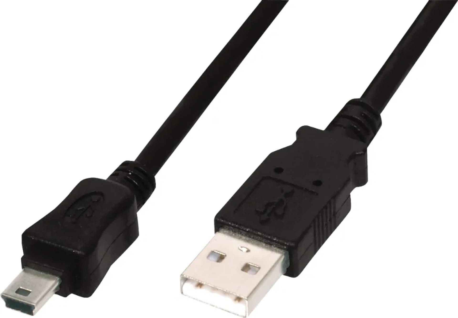 

Kabel USB 1m czarny USB A/M wtyk - miniUSB B/M wtyk s/USB 2.0 AK-300108-010-S