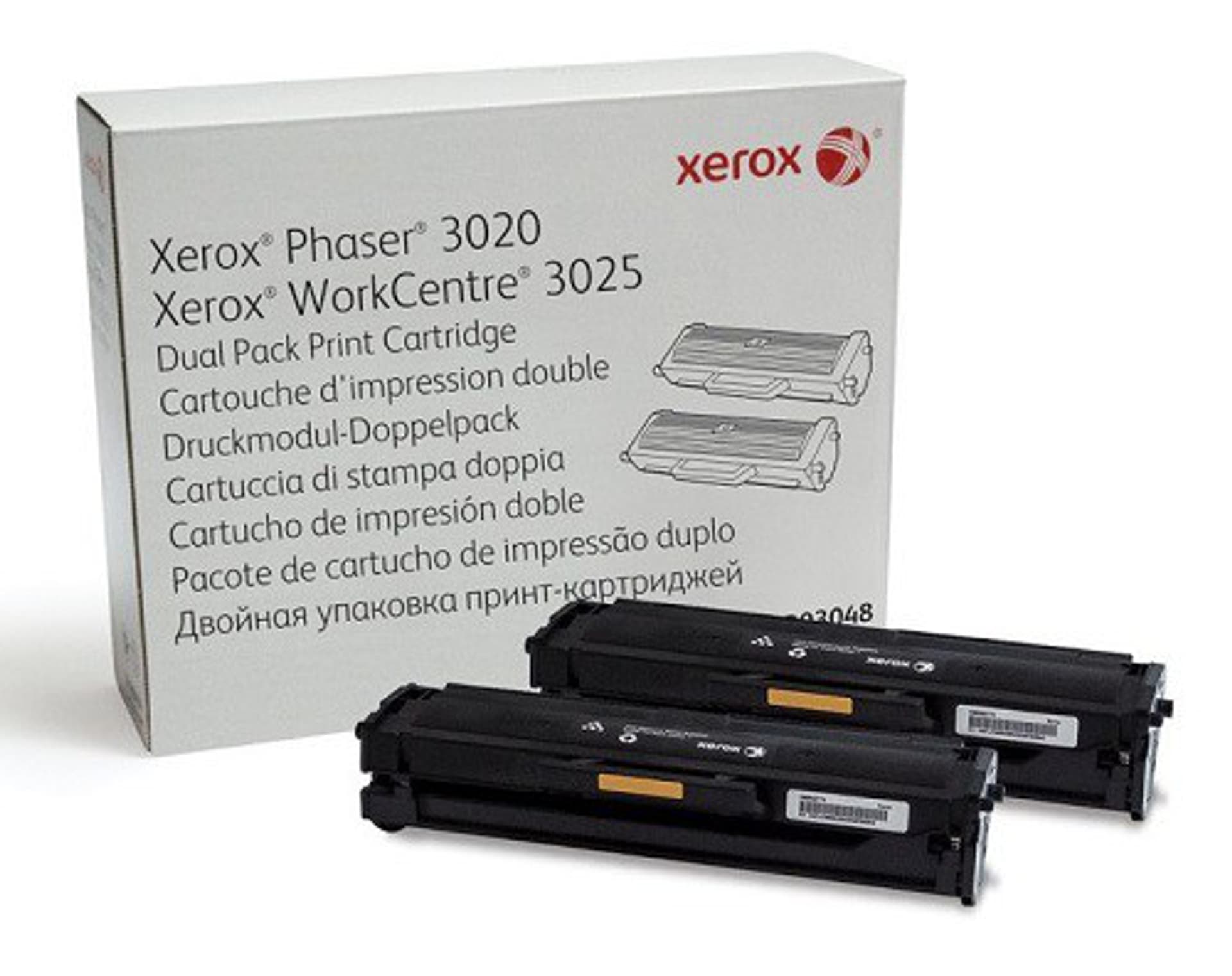 

Xerox oryginalny toner 106R03048, black, Xerox 3020B, dual pack, O