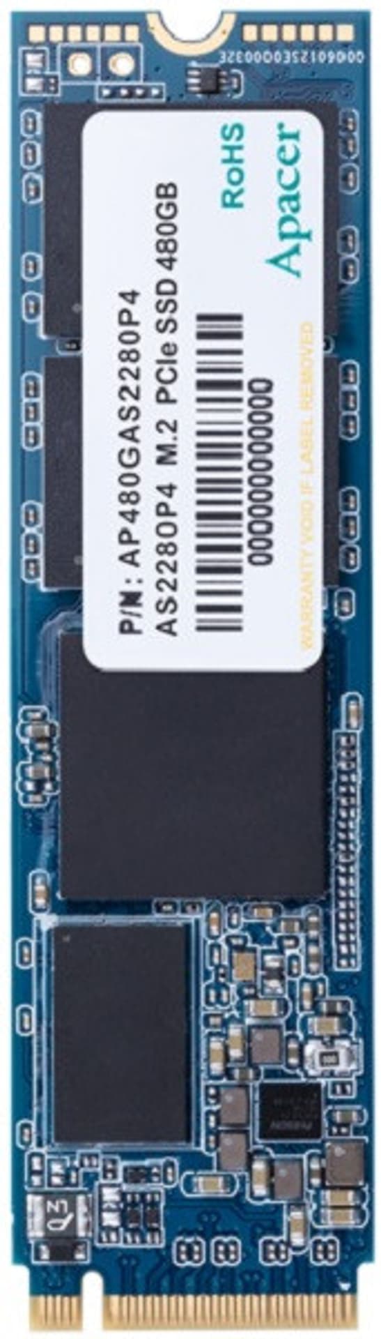 

Dysk SSD APACER AS2280P4 M.2 2280″ 480 GB PCIe NVMe 3.0 x4 3200MB/s 2000MS/s