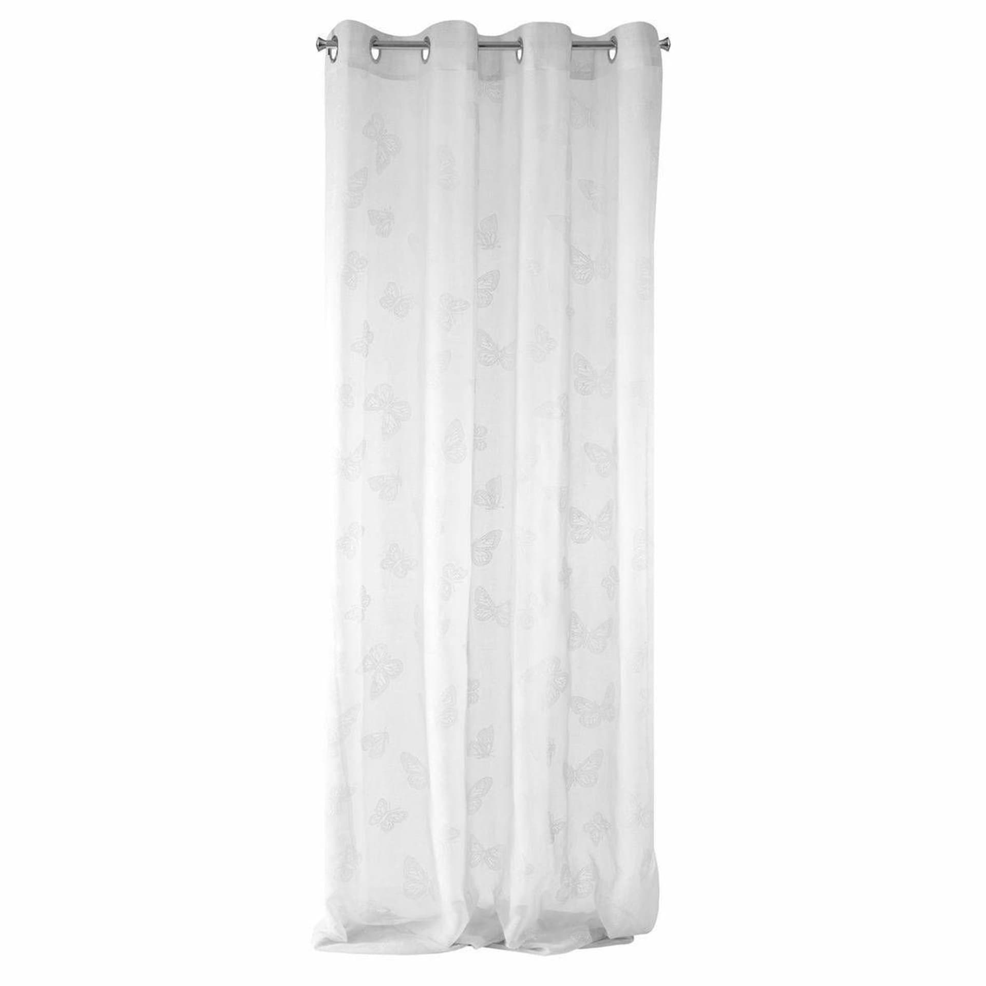 

Firana biała MARIPOS 140x250 przelotki