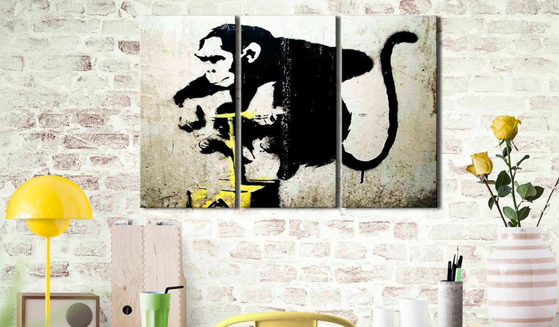 

Obraz - Monkey TNT Detonator by Banksy (rozmiar 120x80)