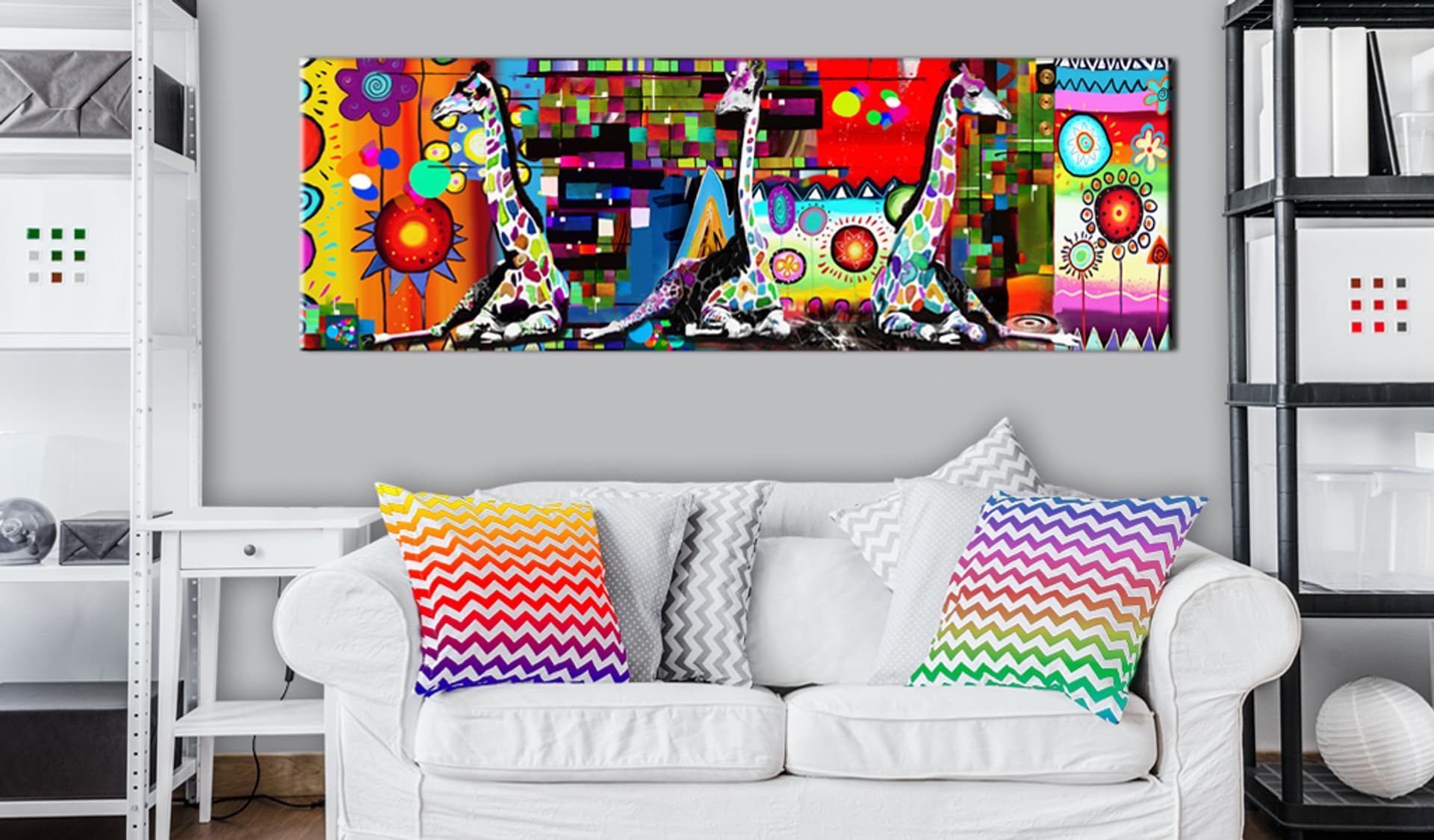 

Obraz - Kolorowa sawanna (rozmiar 120x40)