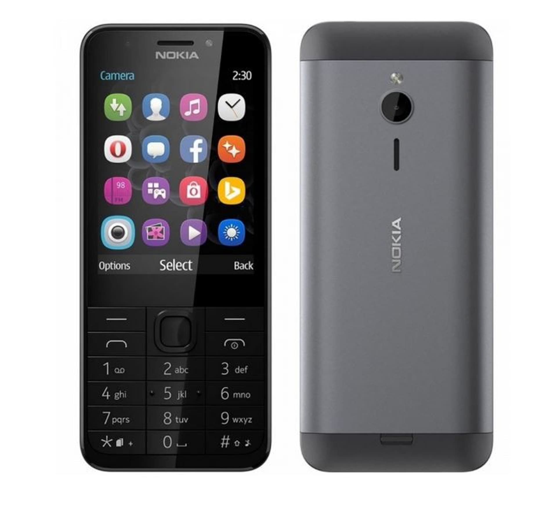 

Nokia 230 dual sim czarny /ciemny srebrny