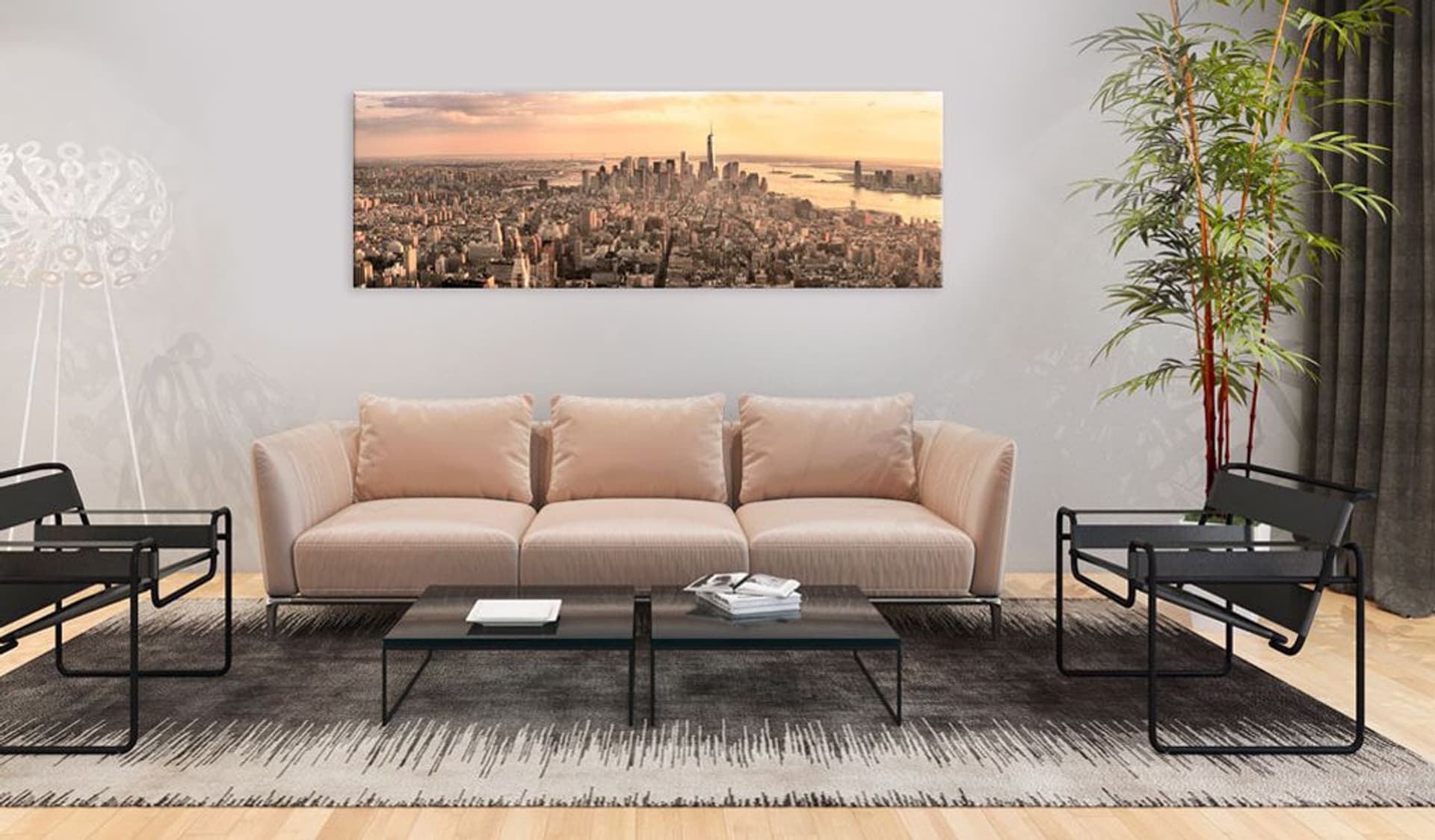 

Obraz - NYC: Miejskie piękno (rozmiar 150x50)