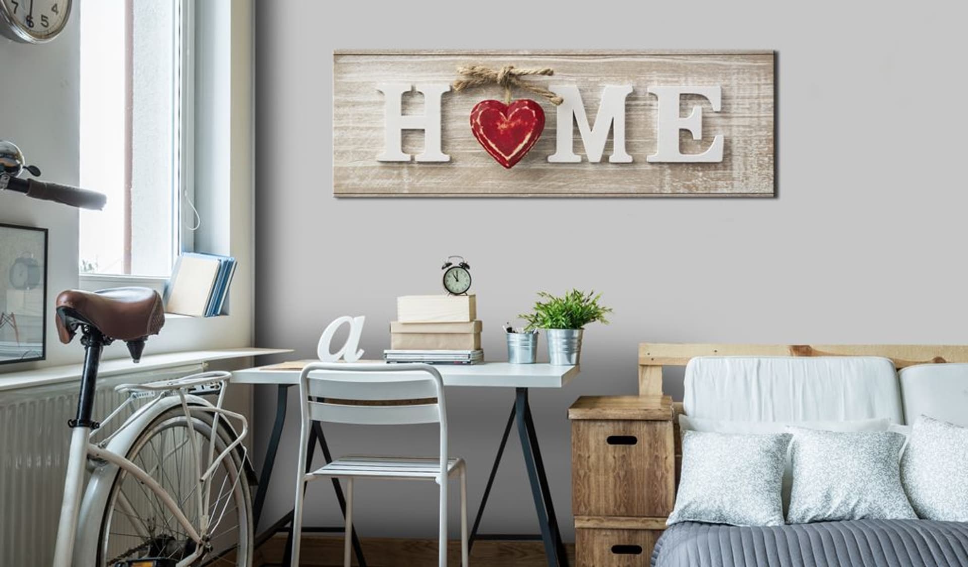 

Obraz - Home: Red (rozmiar 135x45)