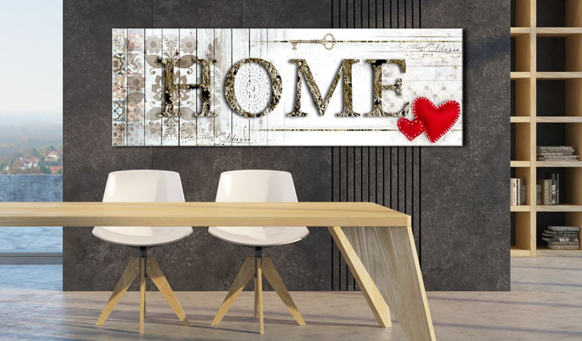 

Obraz - Stylowy dom (rozmiar 120x40)