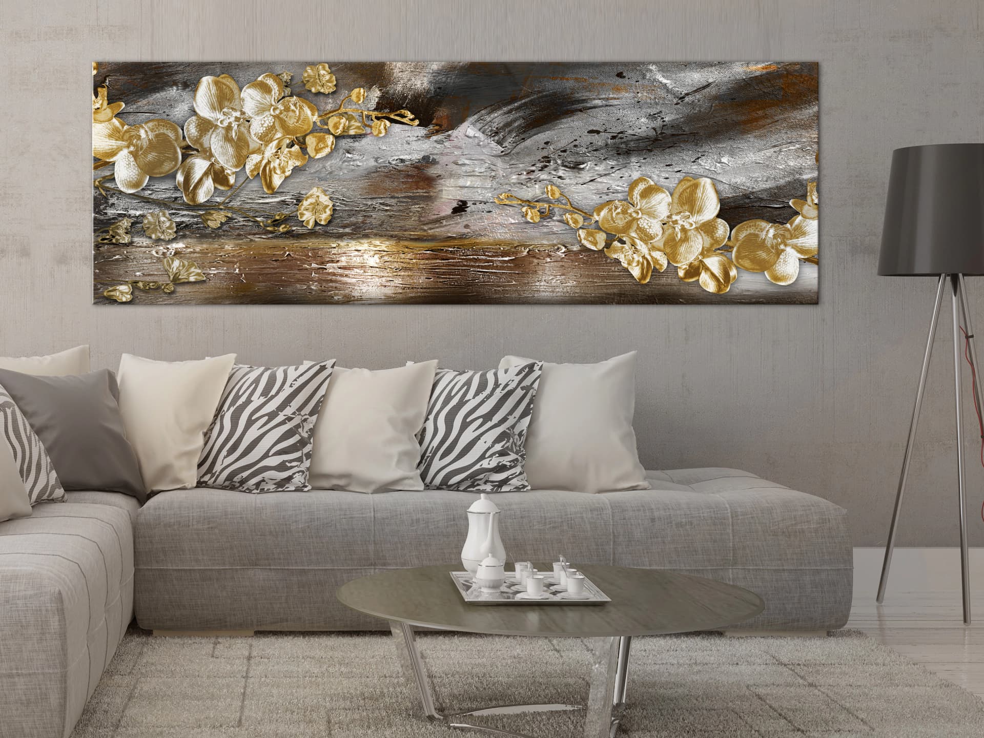 

Obraz - Złoty ogród (1-częściowy) wąski (rozmiar 150x50)