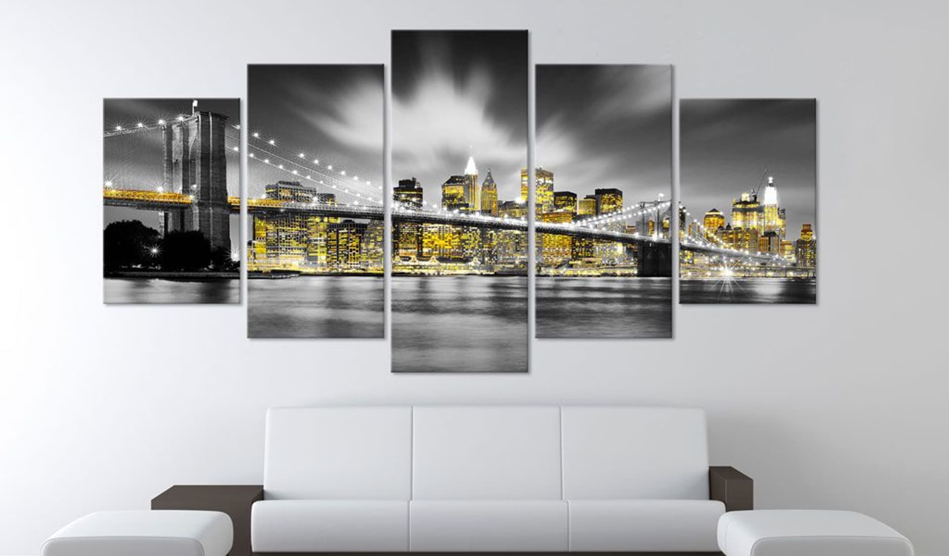 

Obraz - NYC: bursztynowe oczy (rozmiar 100x50)