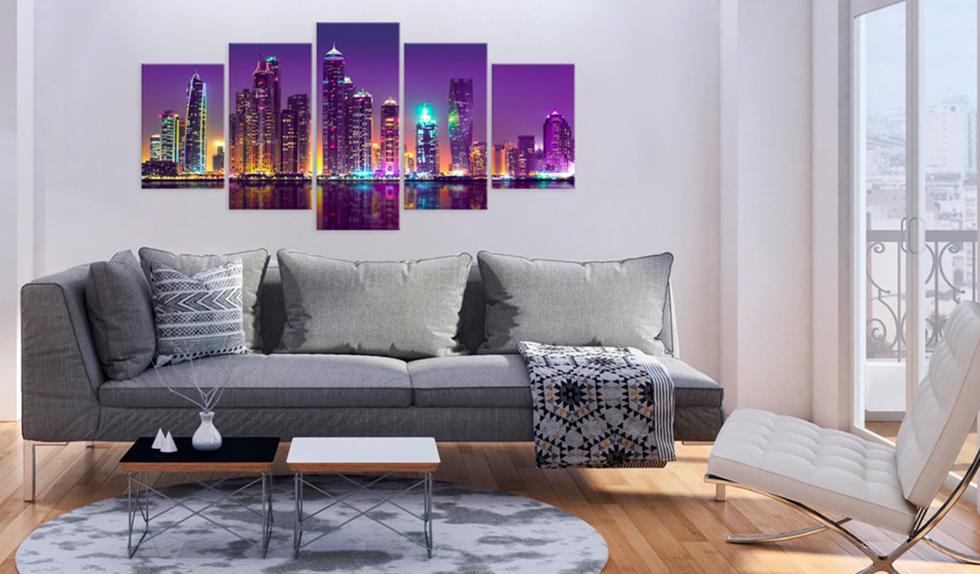 

Obraz - Purpurowe noce (rozmiar 225x112.5)