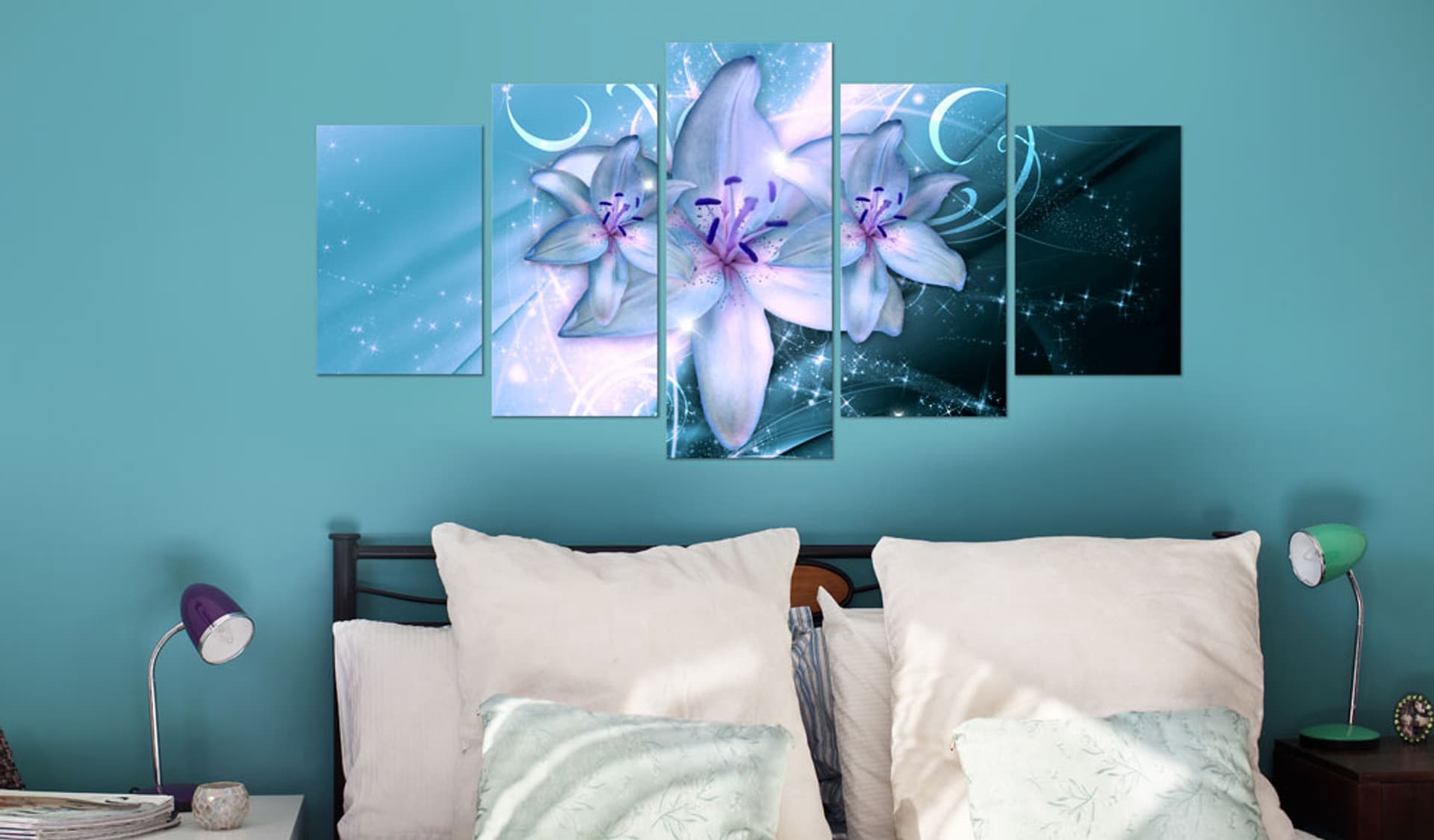 

Obraz - Szafirowe noce (rozmiar 200x100)