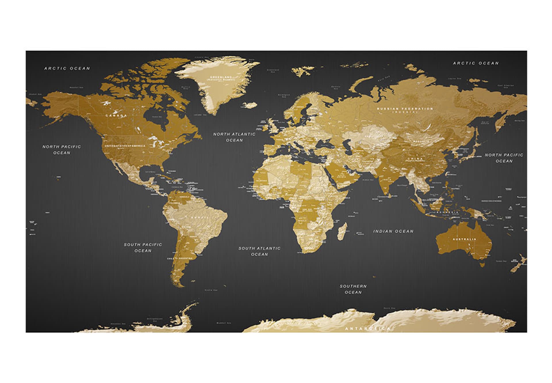 

Fototapeta samoprzylepna - Mapa świata: Nowoczesna geografia II (rozmiar 490x280)