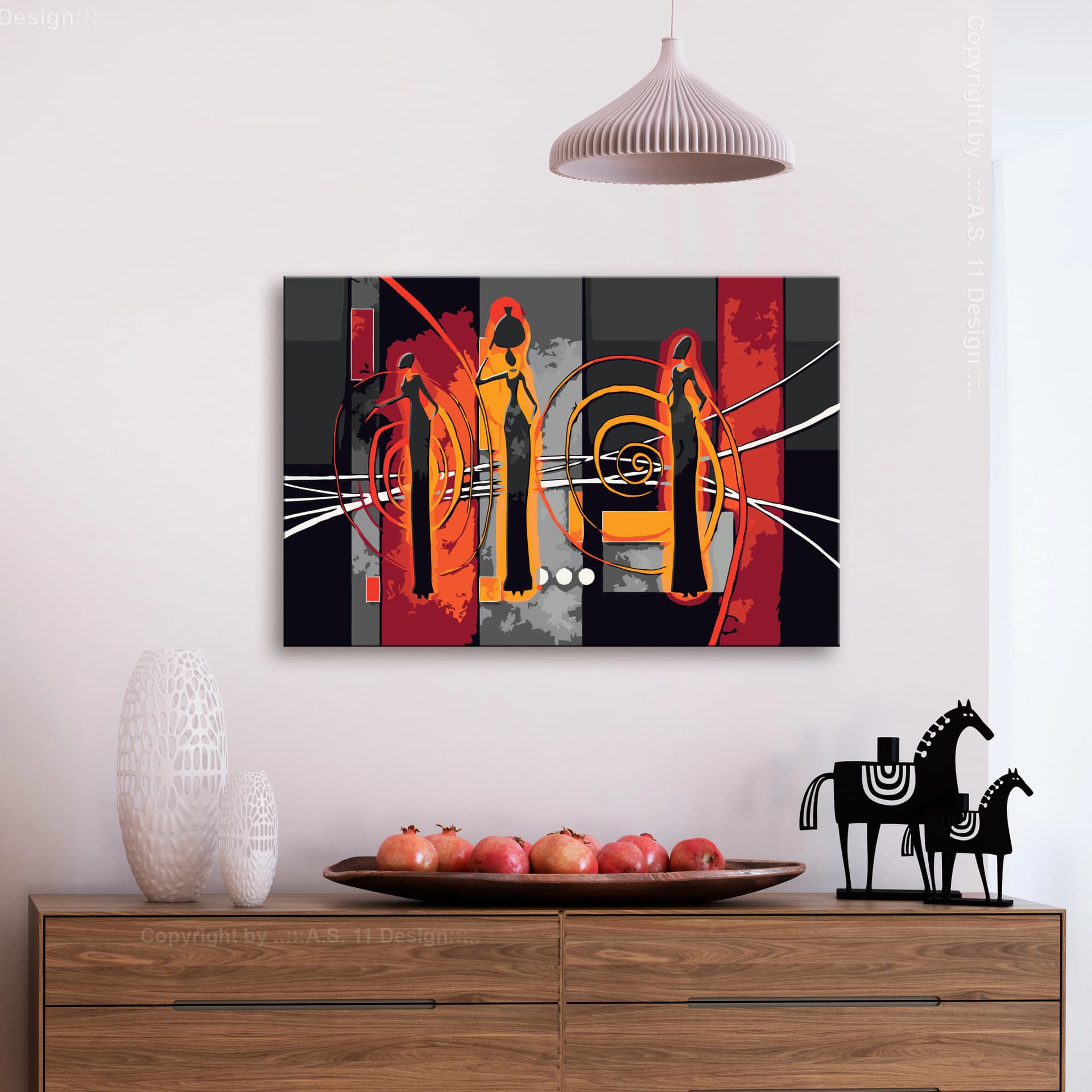 

Obraz do samodzielnego malowania - Afrykanki (rozmiar 60x40)