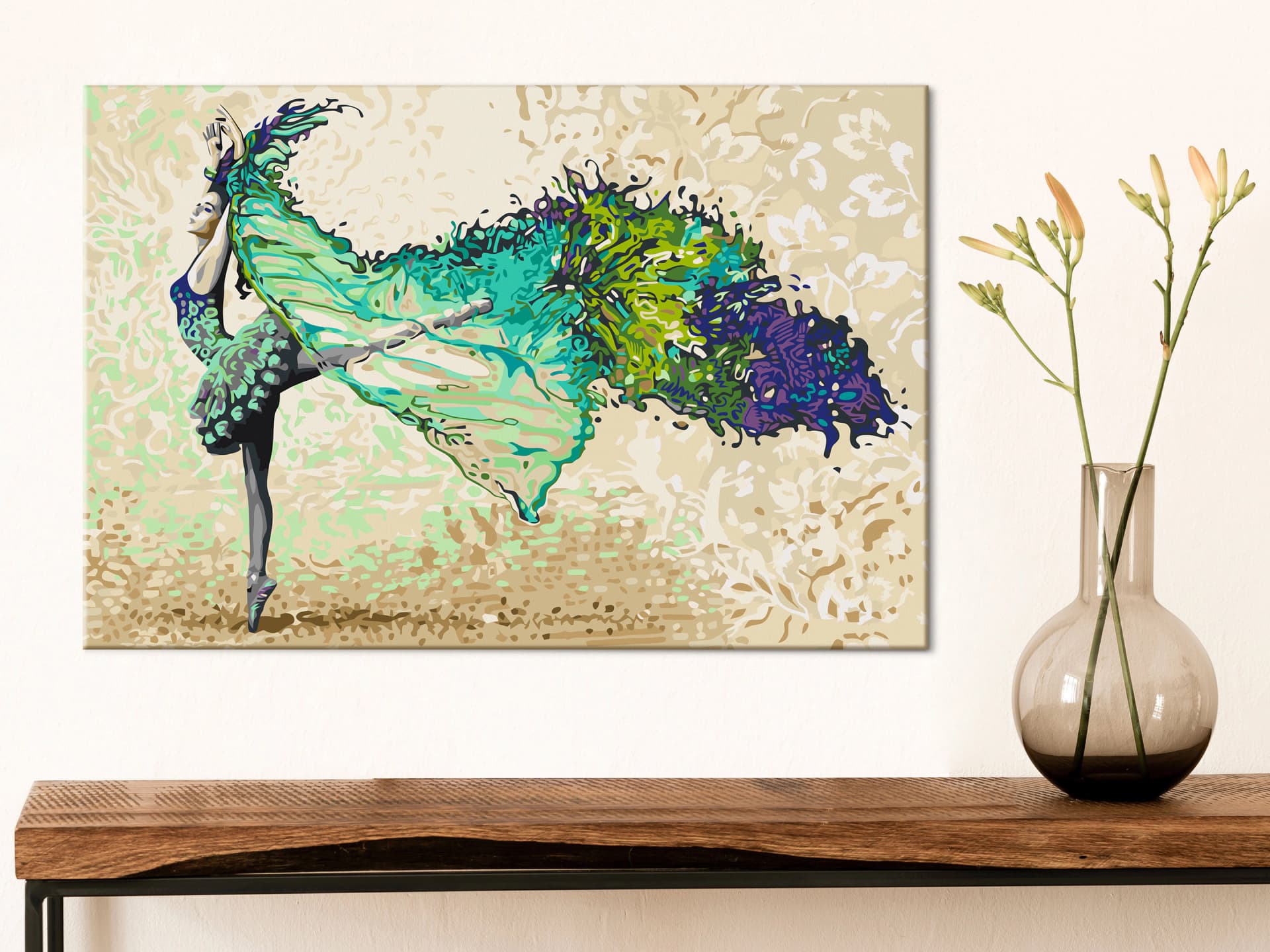

Obraz do samodzielnego malowania - Madame Butterfly (rozmiar 60x40)