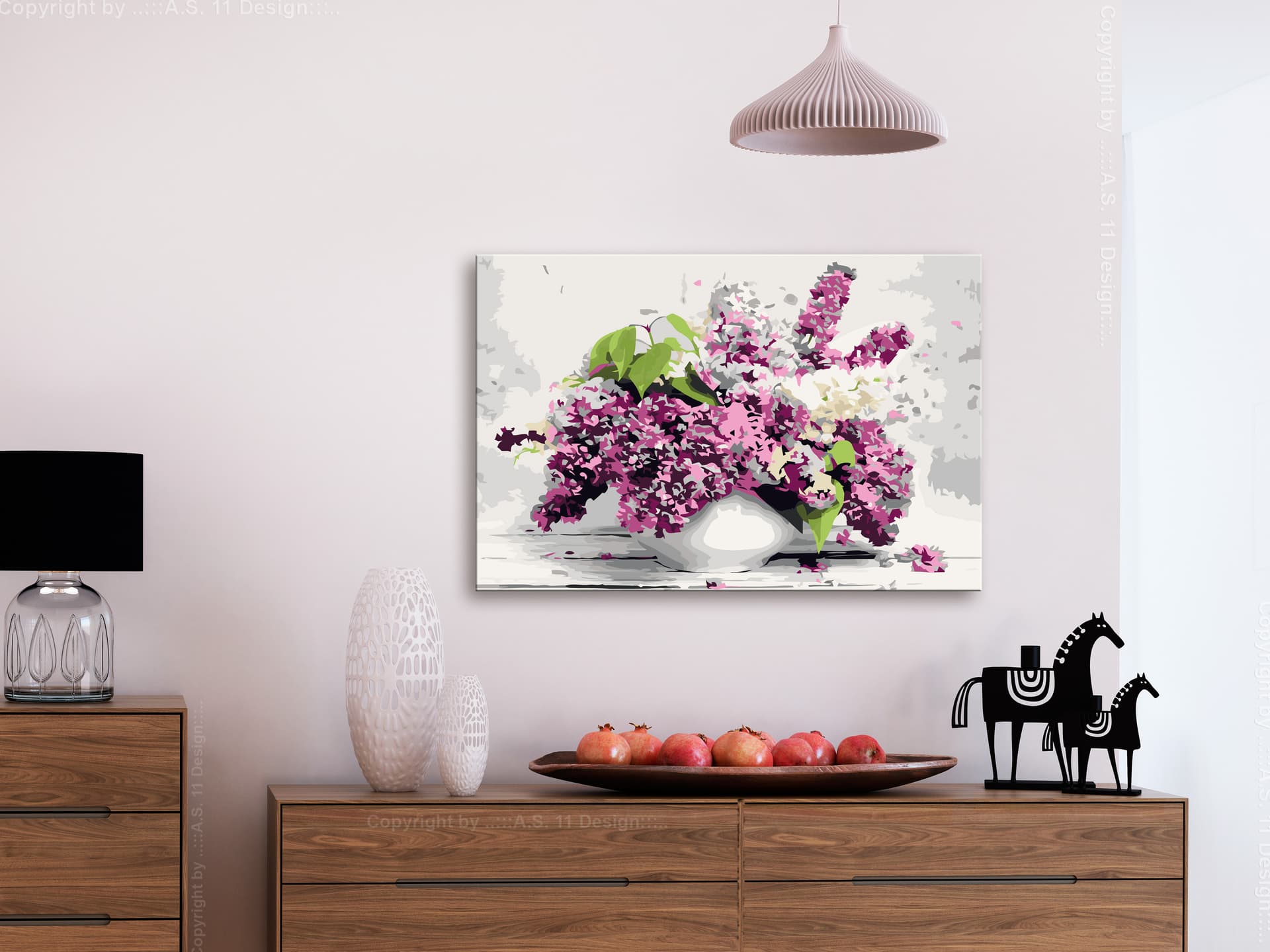 

Obraz do samodzielnego malowania - Wazon i kwiaty (rozmiar 60x40)