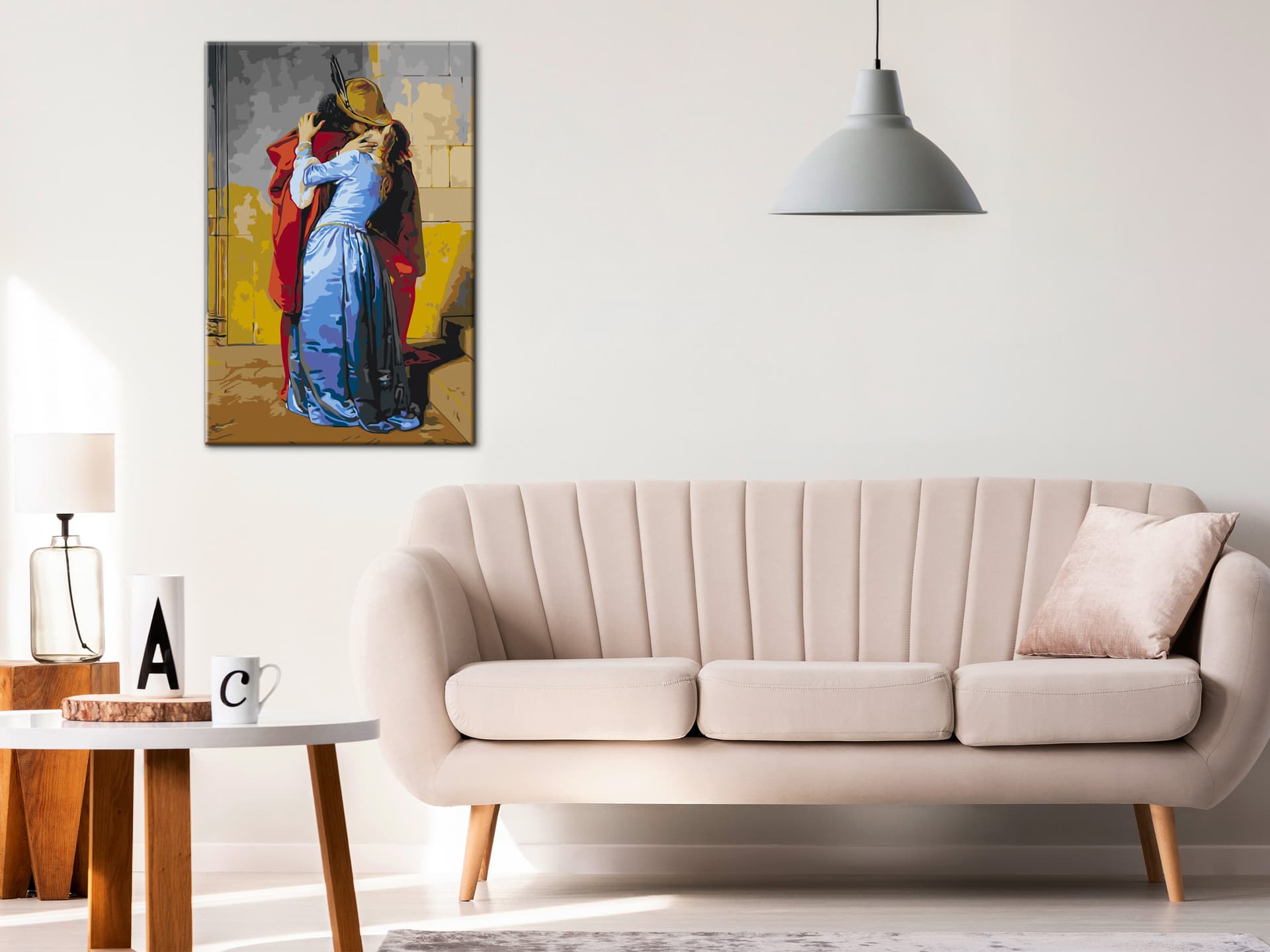 

Obraz do samodzielnego malowania - Namiętny pocałunek (rozmiar 40x60)