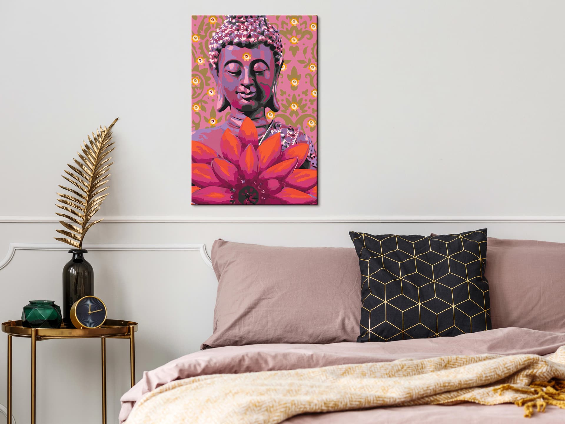 

Obraz do samodzielnego malowania - Przyjazny Budda (rozmiar 40x60)