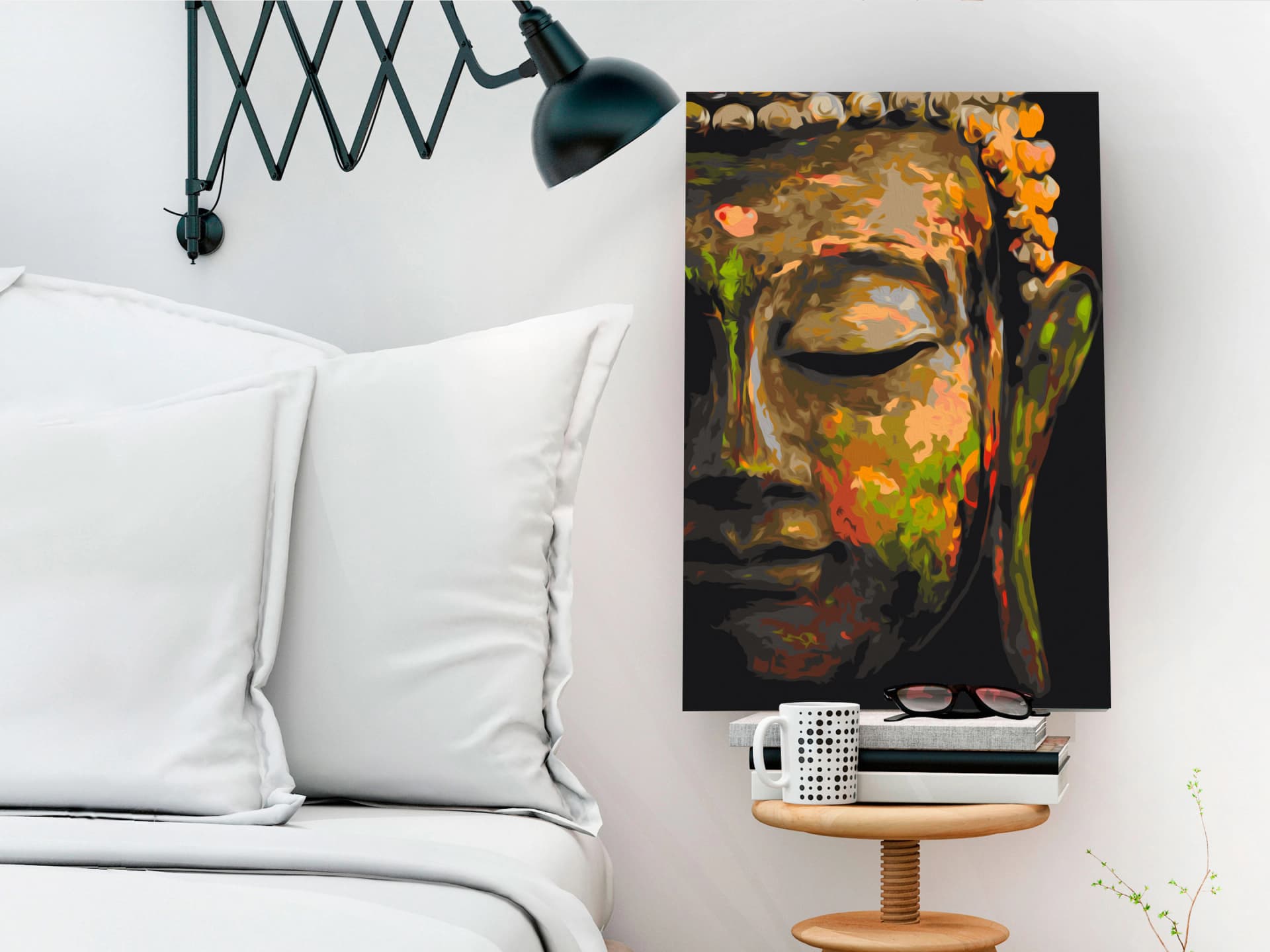 

Obraz do samodzielnego malowania - Budda w cieniu (rozmiar 40x60)