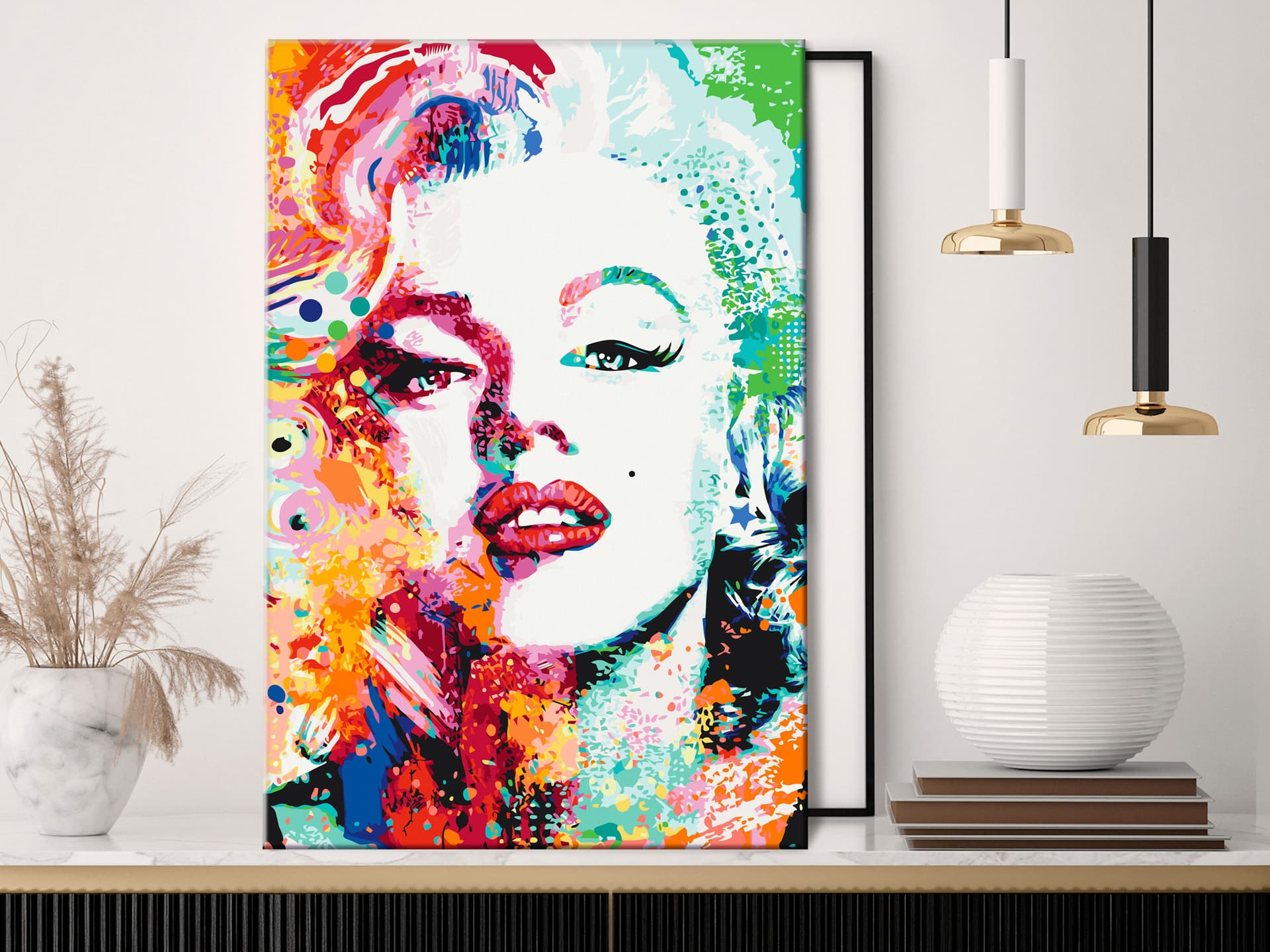 

Obraz do samodzielnego malowania - Urocza Marylin (rozmiar 40x60)