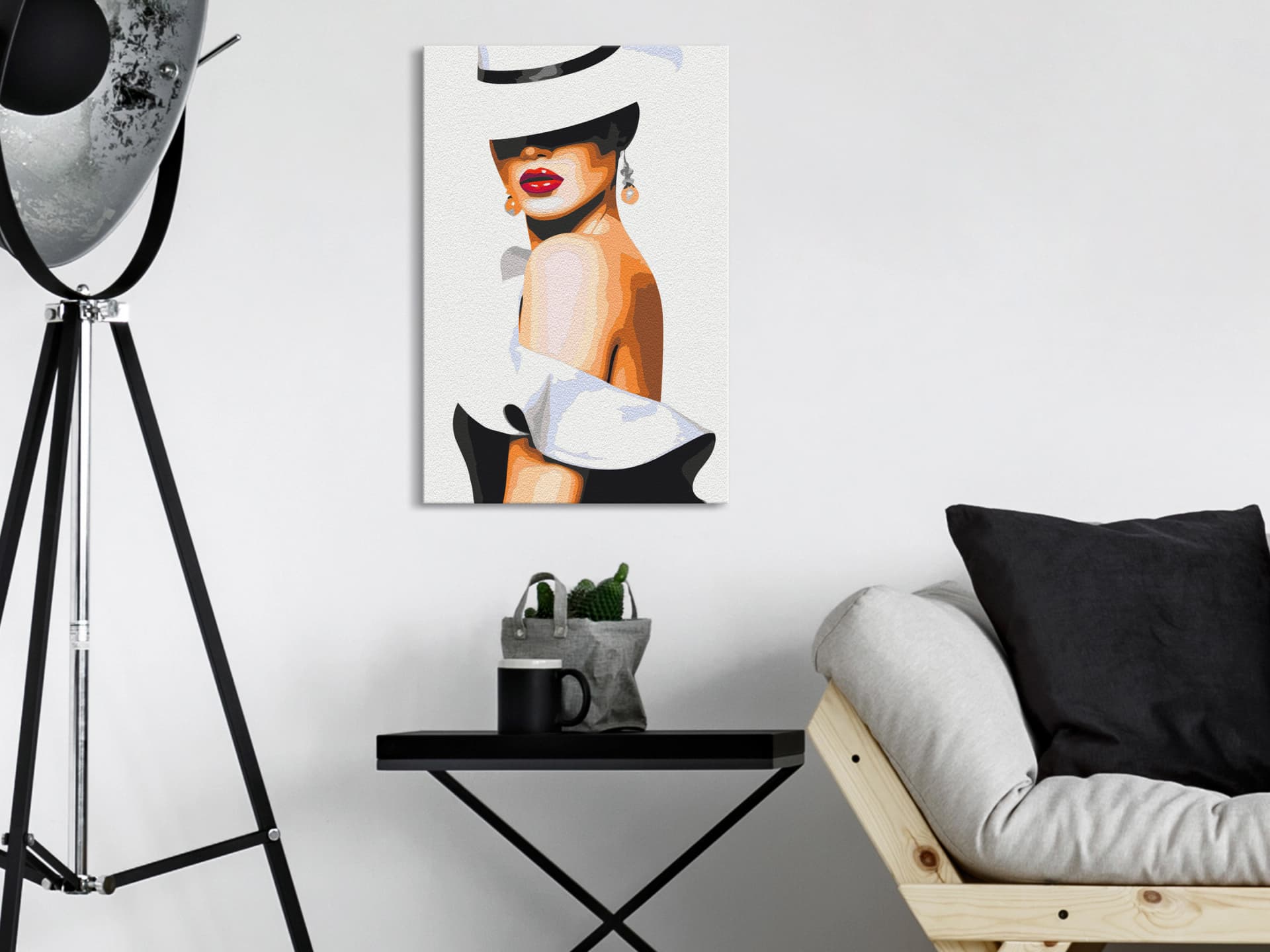 

Obraz do samodzielnego malowania - Elegancki kapelusz (rozmiar 40x60)