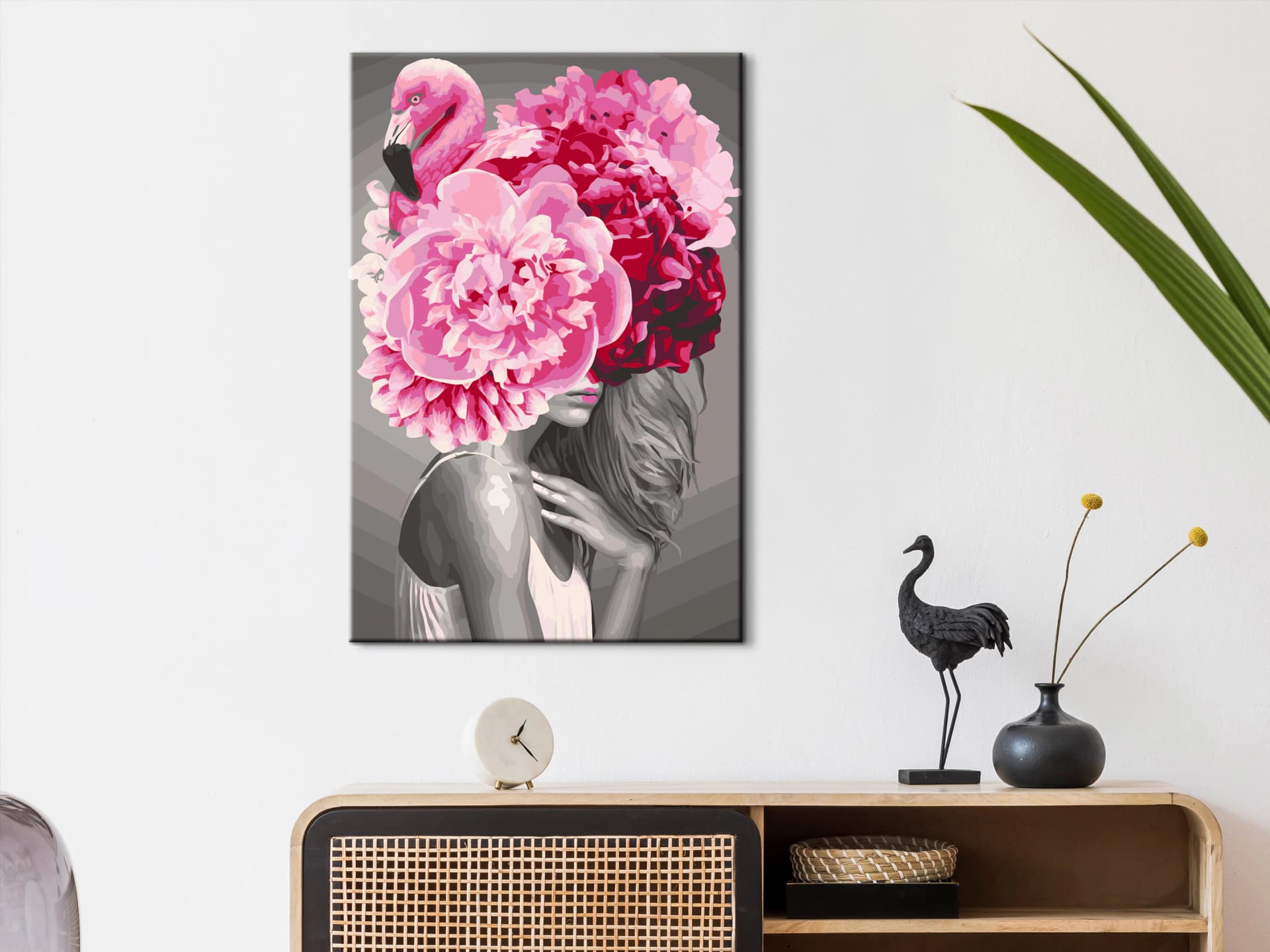 

Obraz do samodzielnego malowania - Flamingo Girl (rozmiar 40x60)