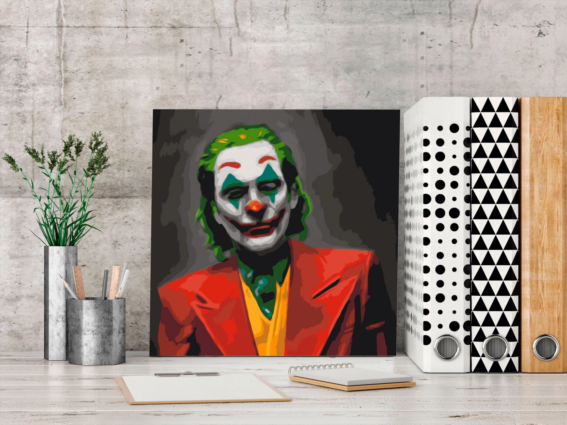 

Obraz do samodzielnego malowania - Joker (rozmiar 40x40)