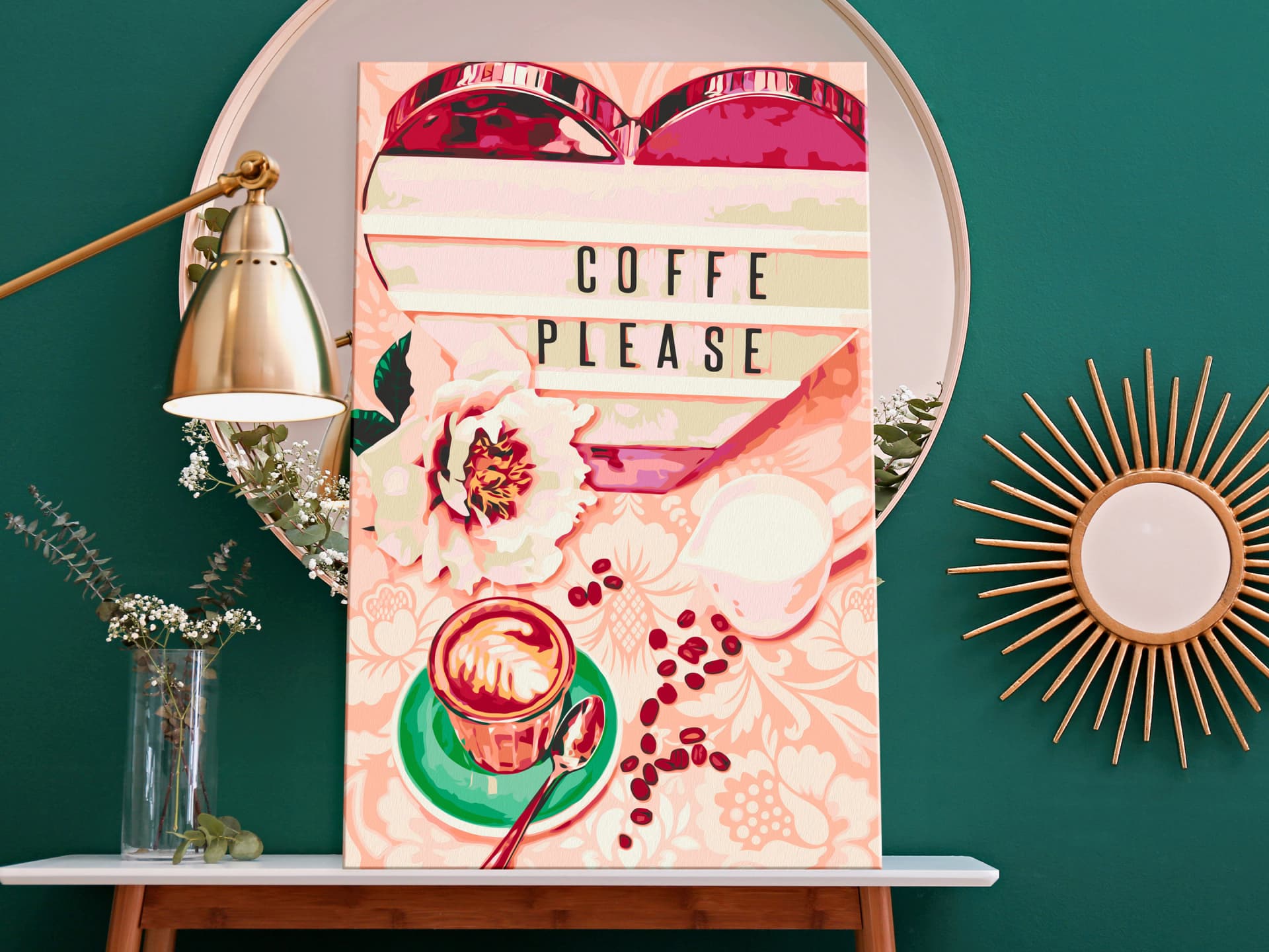 

Obraz do samodzielnego malowania - Coffee Please (rozmiar 40x60)