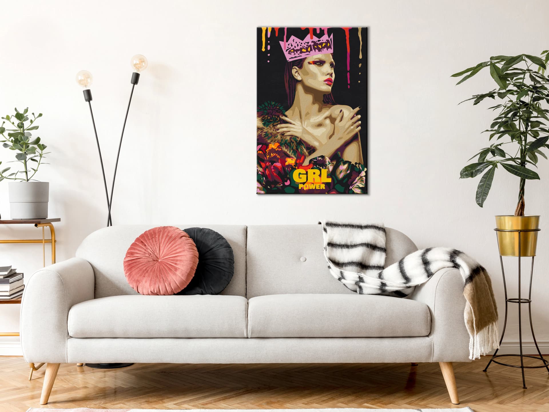 

Obraz do samodzielnego malowania - GRL Power (rozmiar 40x60)