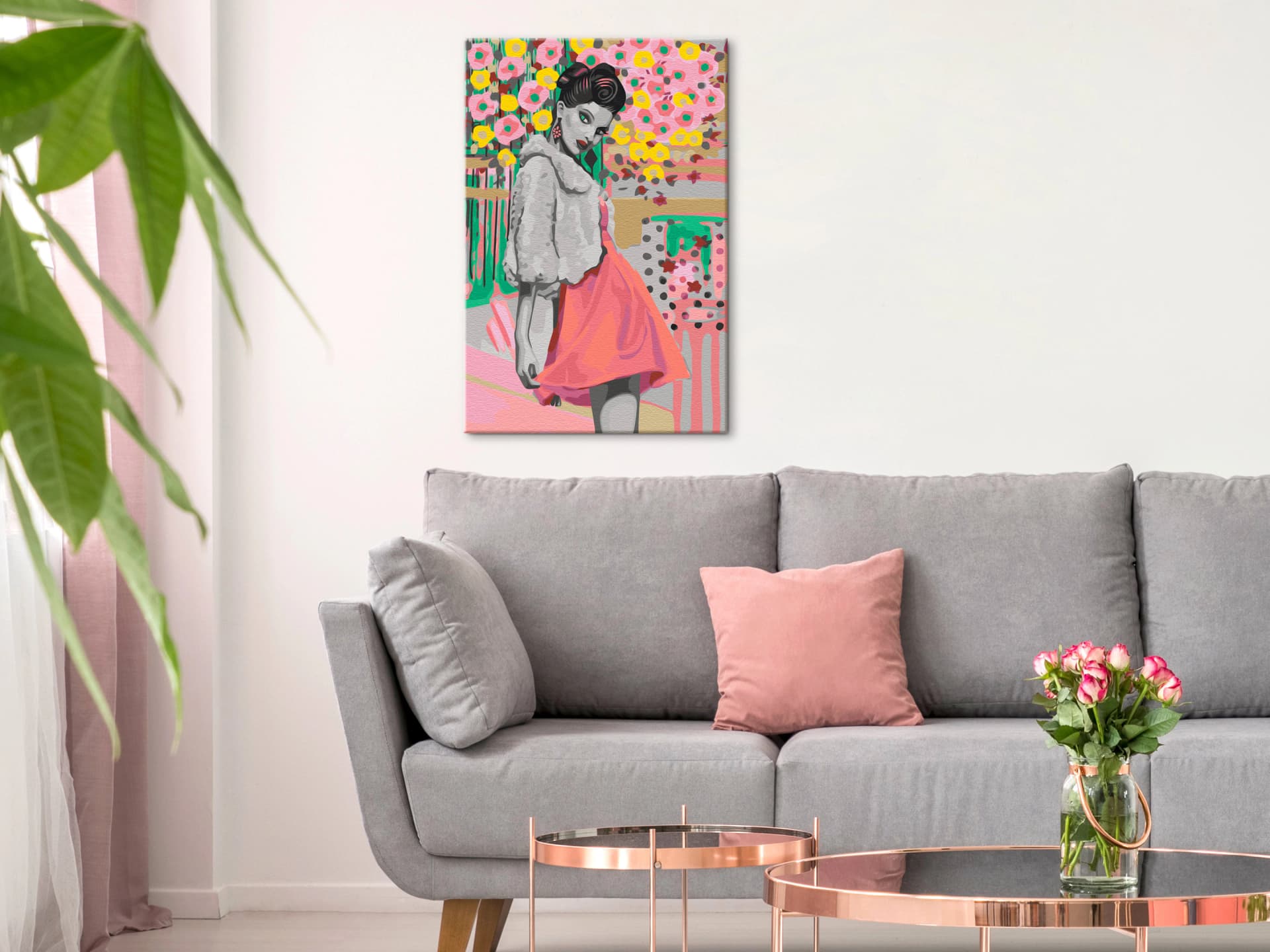 

Obraz do samodzielnego malowania - Śniadanie o Tiffany (rozmiar 40x60)