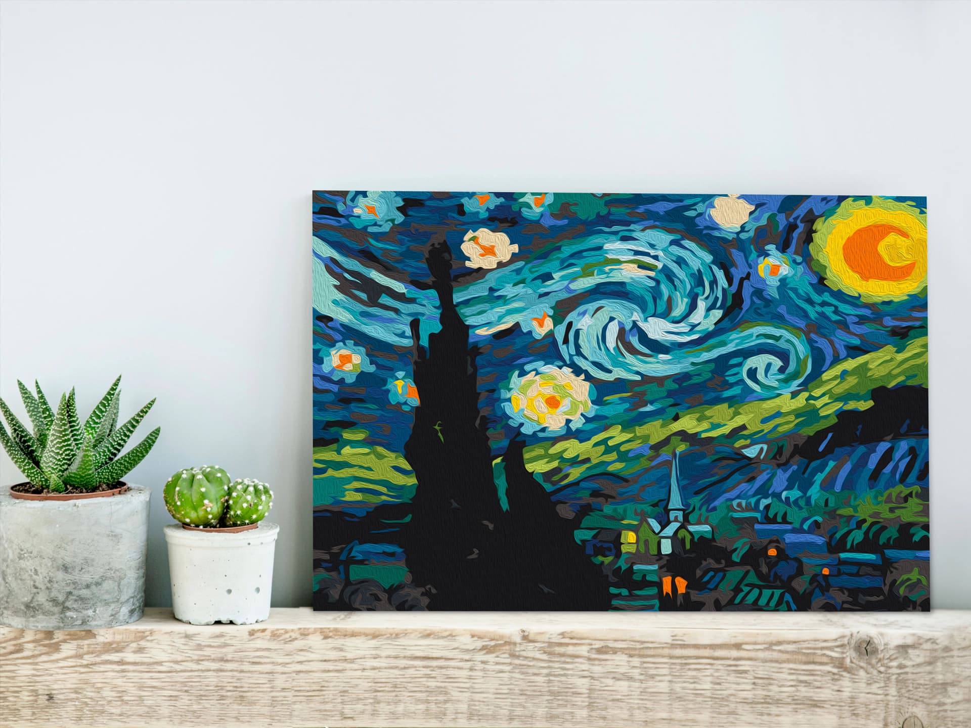 

Obraz do samodzielnego malowania - Magiczne miasto (rozmiar 60x40)