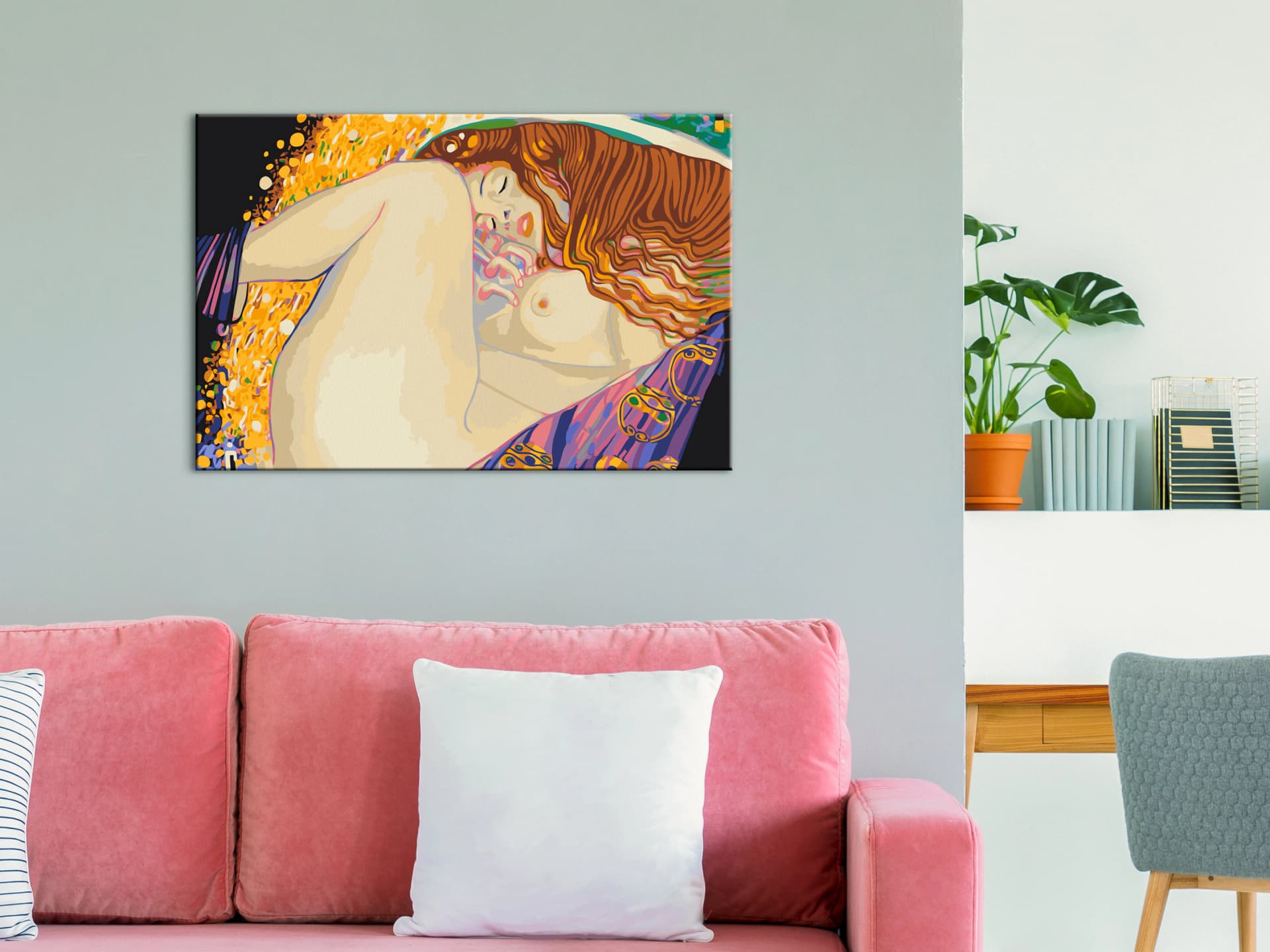 

Obraz do samodzielnego malowania - Gustav Klimt: Danae (rozmiar 60x40)