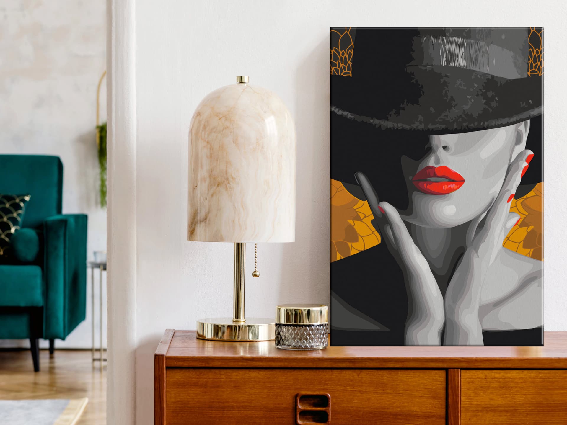 

Obraz do samodzielnego malowania - Elegancka kobieta (rozmiar 40x60)