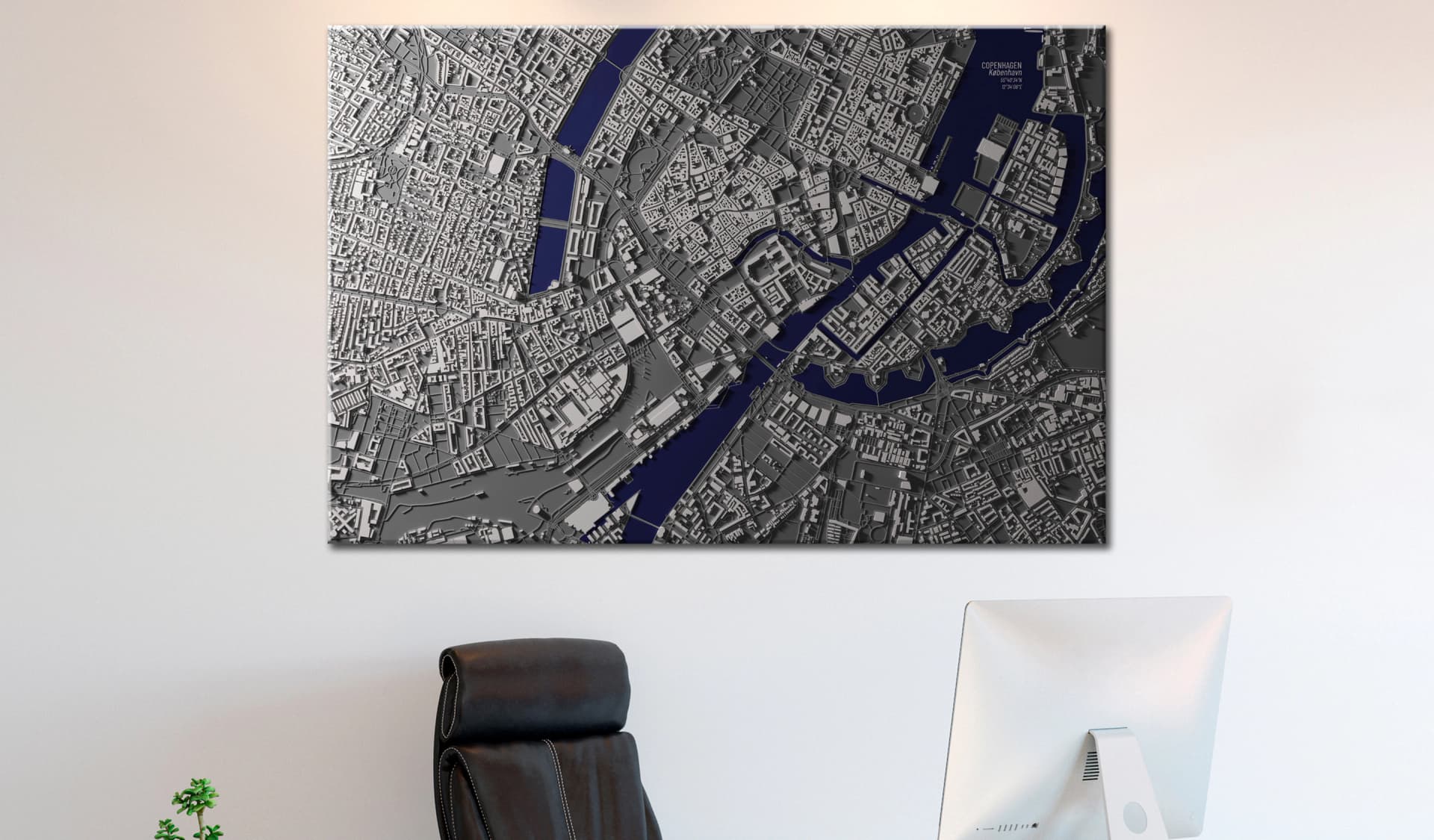 

Obraz na korku - Centrum Kopenhagi [Mapa korkowa] (rozmiar 120x80)