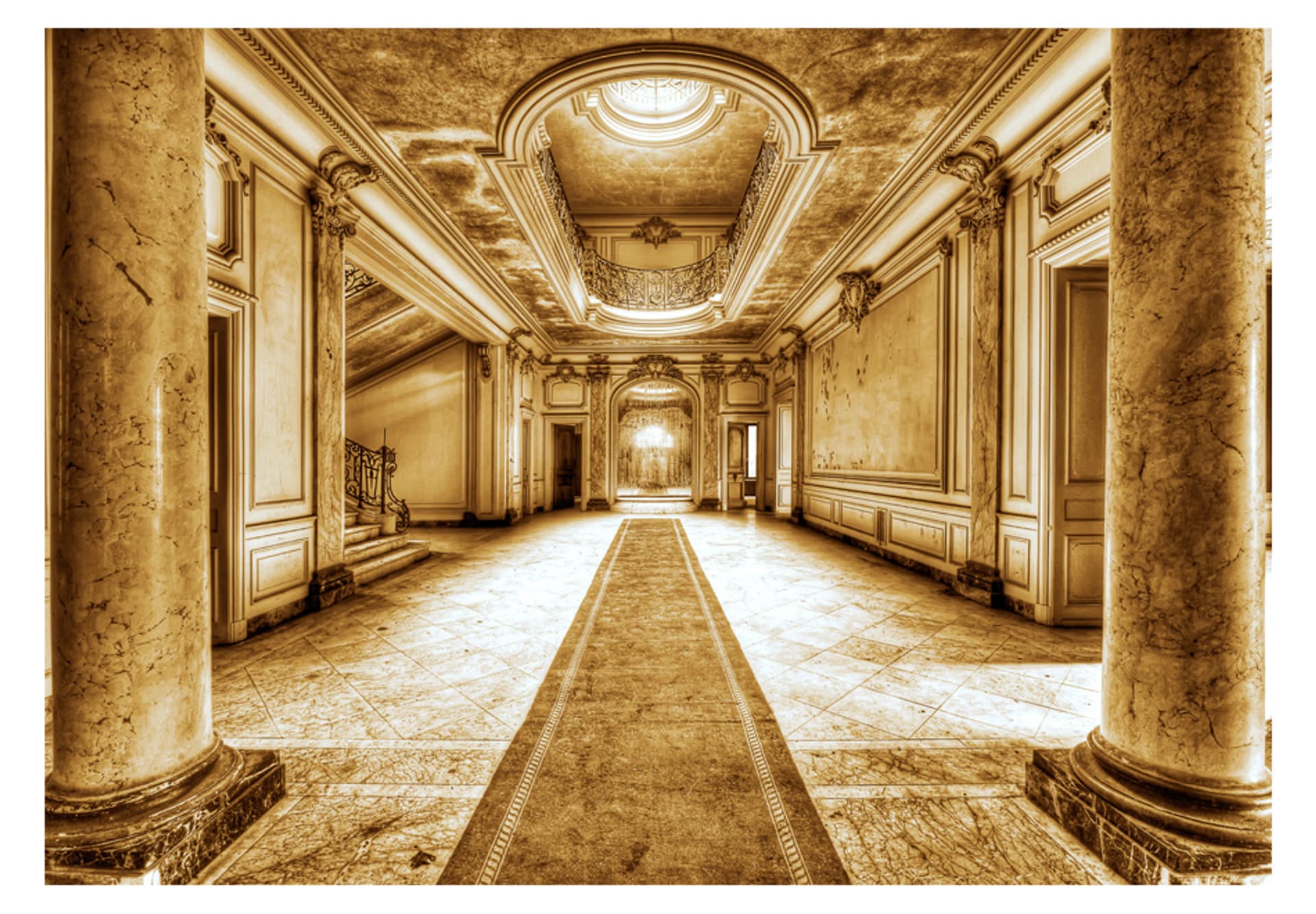 

Fototapeta - Tajemnica marmuru - sepia (rozmiar 350x245)